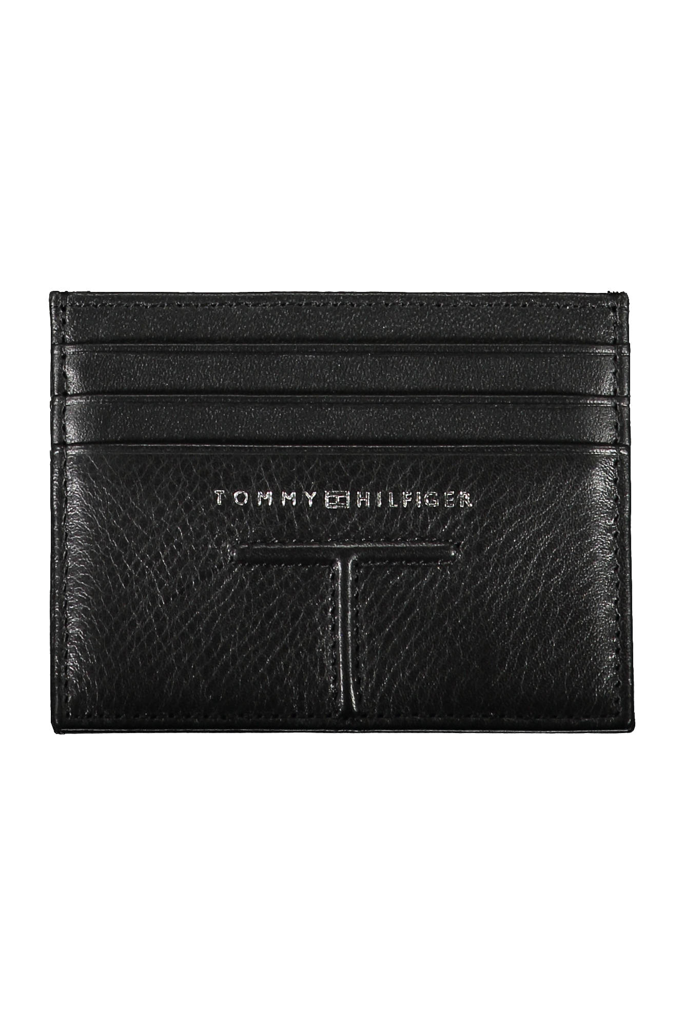 Tommy Hilfiger Herrenbrieftasche schwarz – Klassische Geldbörse aus Leder für Herren Schwarz