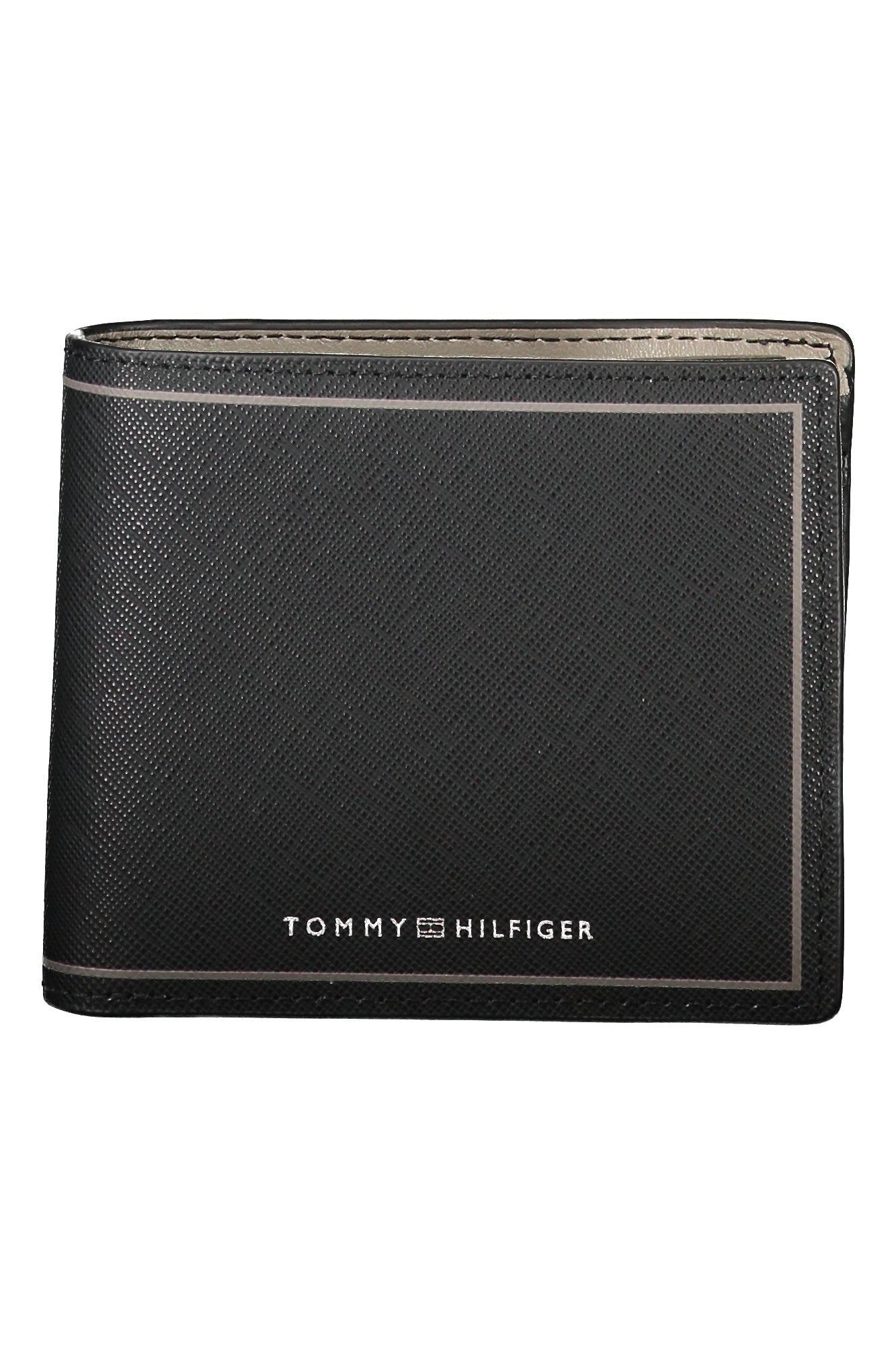 Tommy Hilfiger Geldbörse Herren Schwarz – Elegante Pelle-Brieftasche mit Logo Schwarz