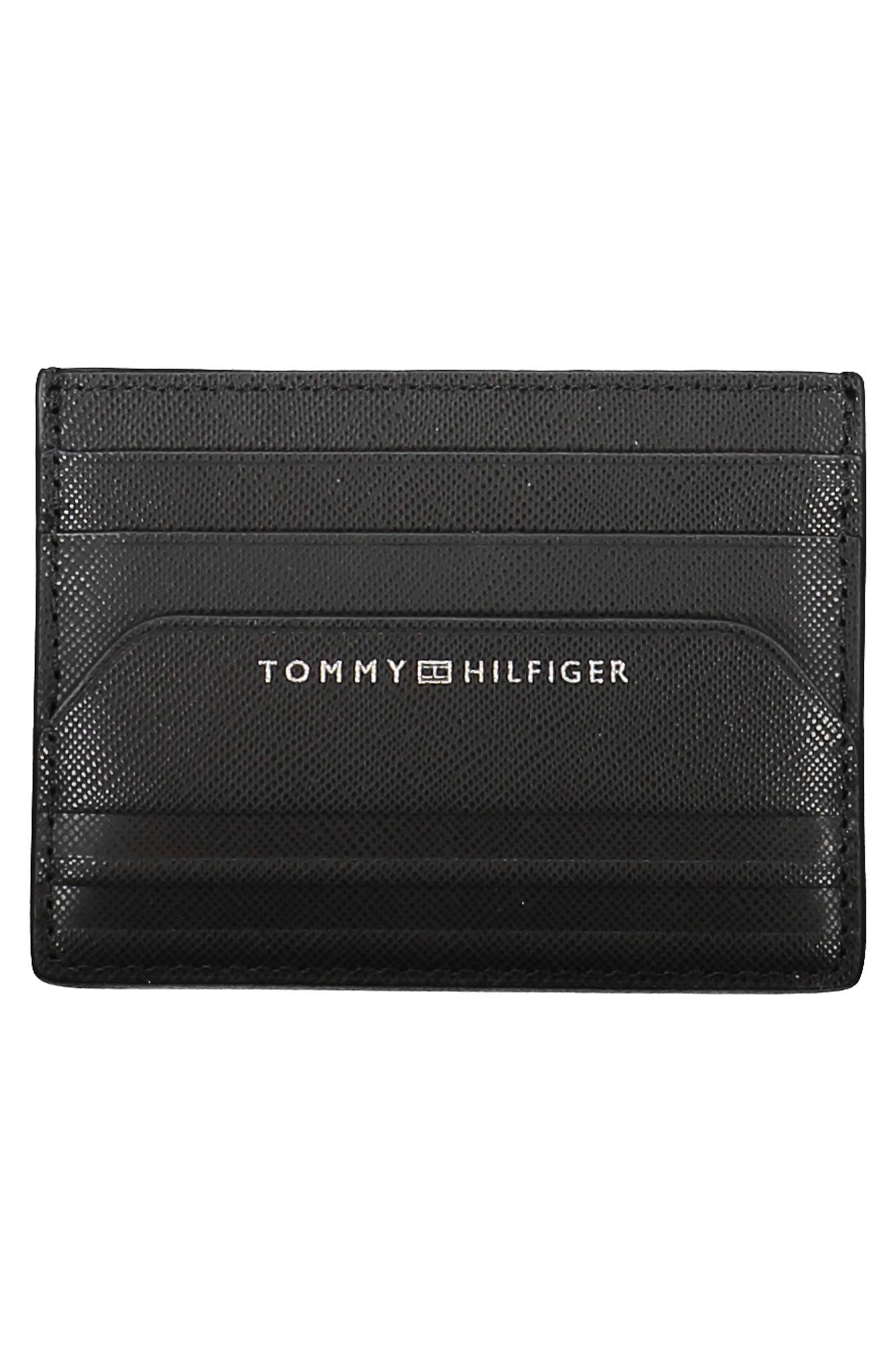 Tommy Hilfiger Herrenbrieftasche schwarz – Elegante Geldbörse aus 100% Leder Schwarz