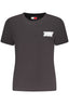 TOMMY HILFIGER KURZARM-T-SHIRT DAMEN SCHWARZ