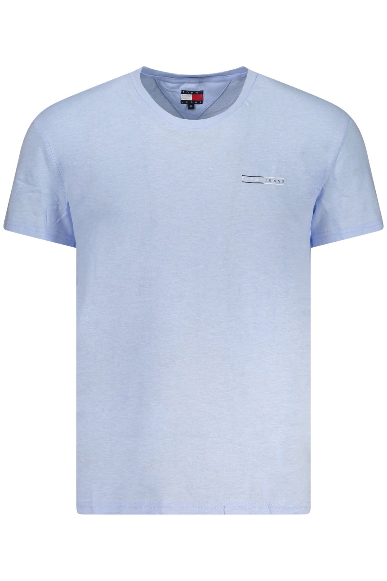 TOMMY HILFIGER Herren T-Shirt – Kurzarm, aus Baumwolle Hellblau
