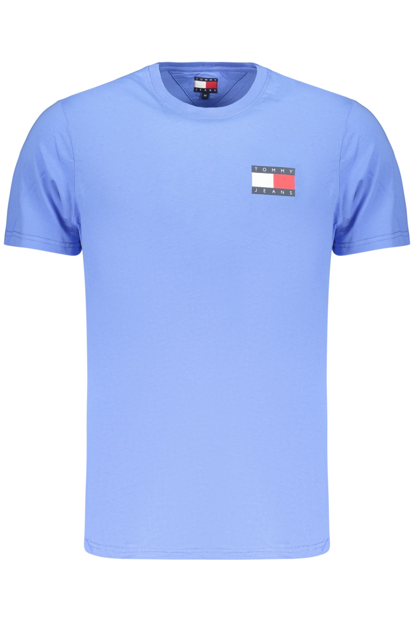 TOMMY HILFIGER Herren T-Shirt – Kurzarm, aus Baumwolle Hellblau