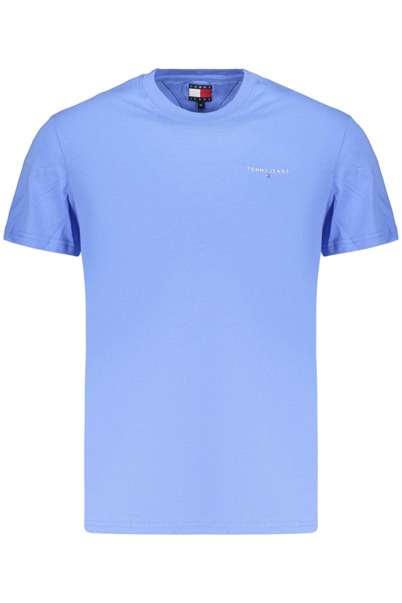 TOMMY HILFIGER Herren T-Shirt – Kurzarm, aus Baumwolle Hellblau