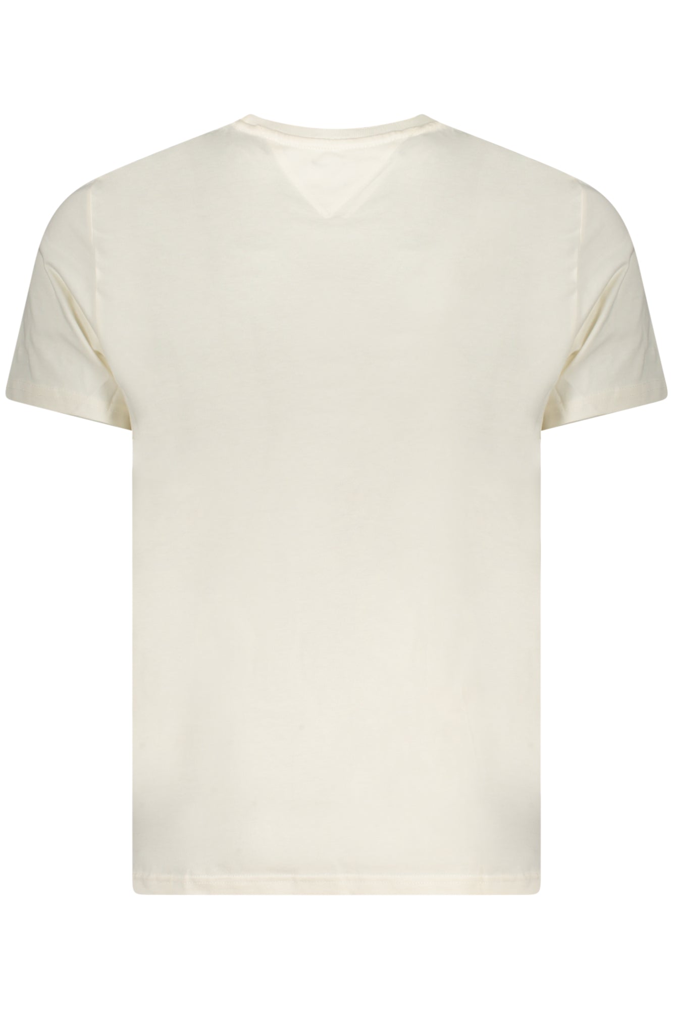 Tommy Hilfiger T-Shirt Herren – Kurzarm Blau mit Logo-Stickerei aus Baumwolle Beige