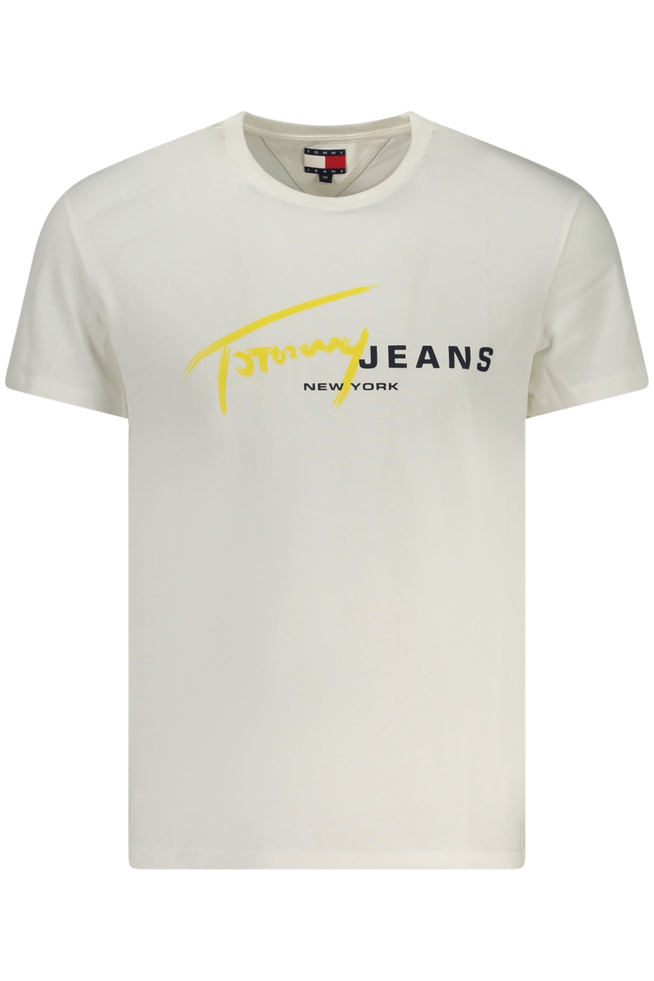 Tommy Hilfiger T-Shirt Herren Weiß – Kurzarm aus regenerativer Baumwolle Weiß