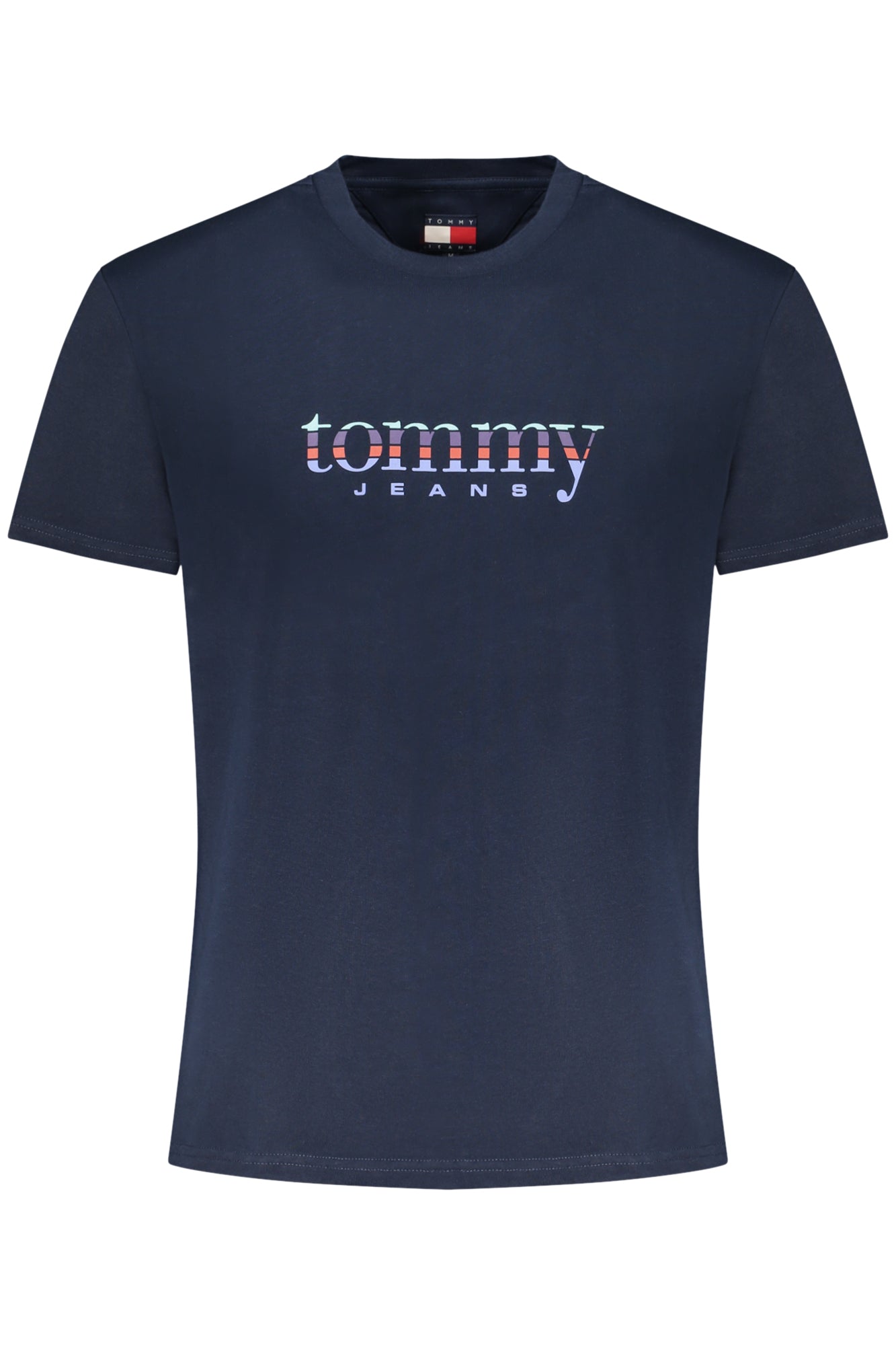 TOMMY HILFIGER Herren T-Shirt – Kurzarm, aus Baumwolle Blau