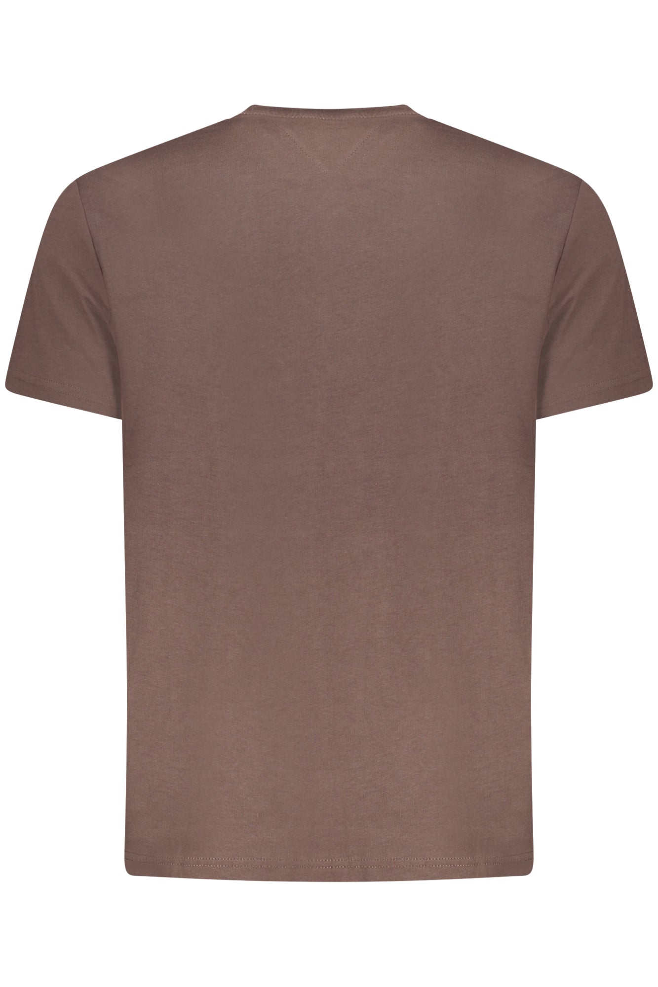 TOMMY HILFIGER Herren T-Shirt – Kurzarm, aus Baumwolle Braun