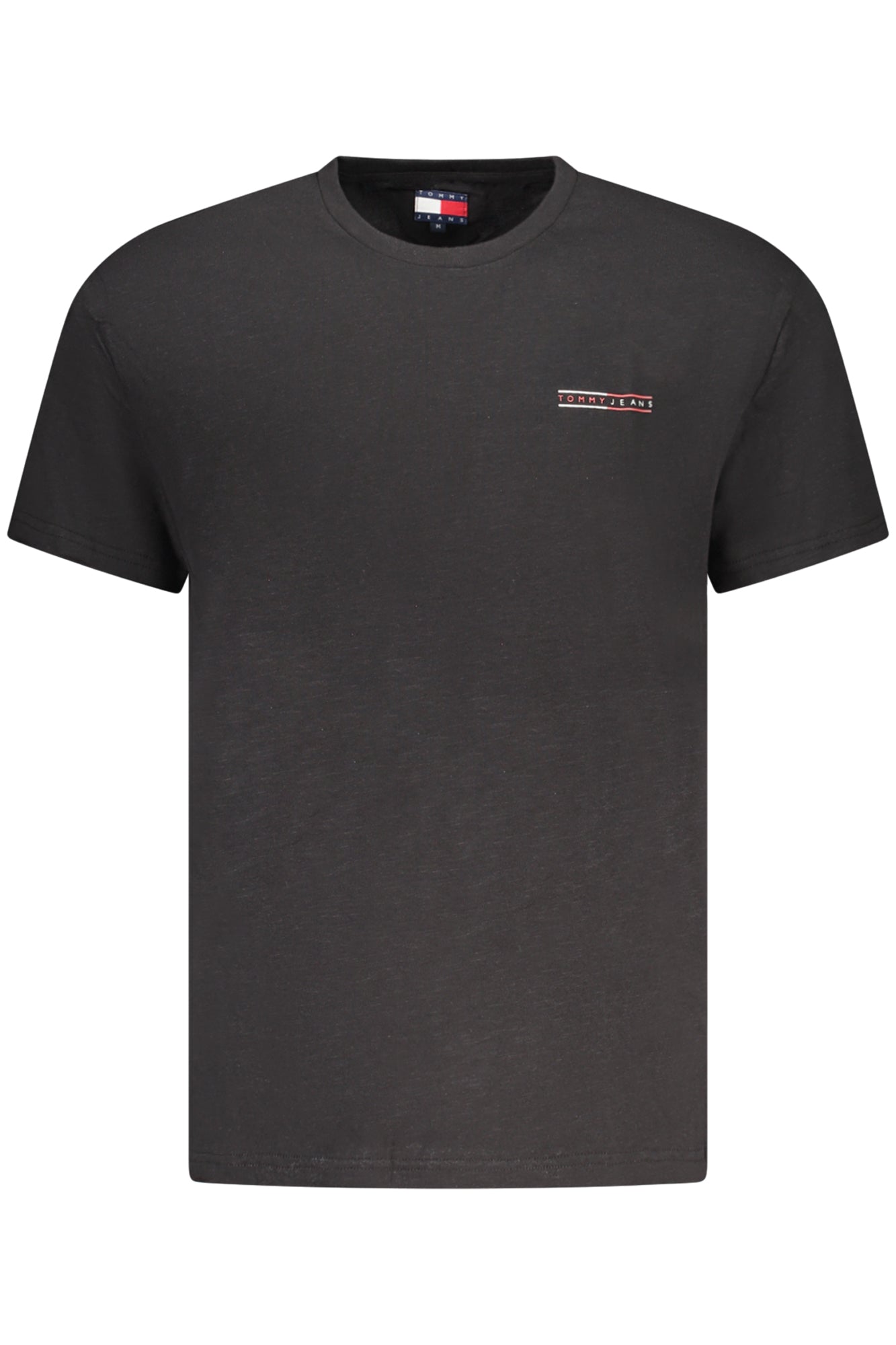 TOMMY HILFIGER Herren T-Shirt – Kurzarm, aus Baumwolle Schwarz