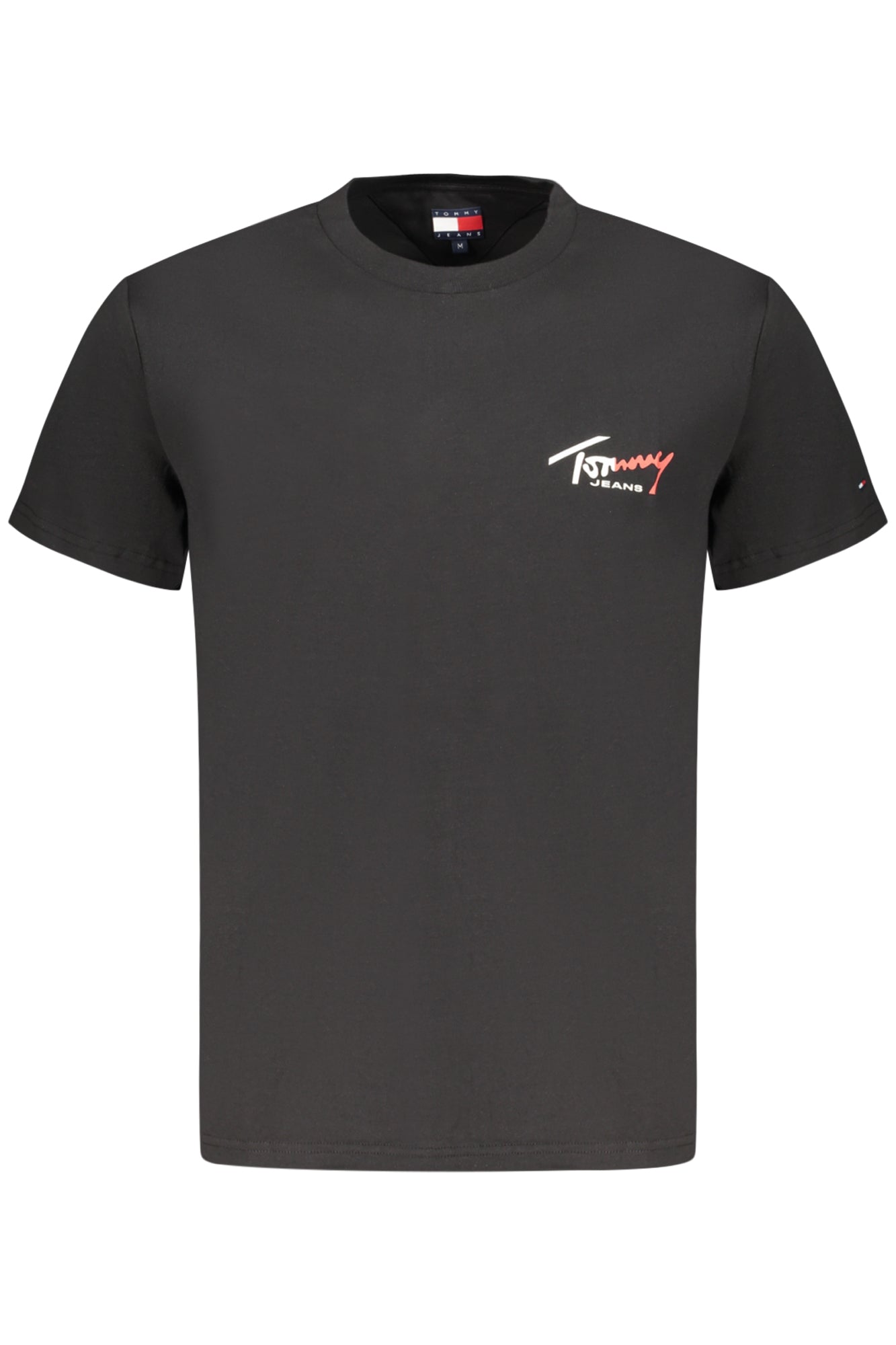Tommy Hilfiger T-Shirt Herren – Slim Fit aus regenerativer Baumwolle Schwarz
