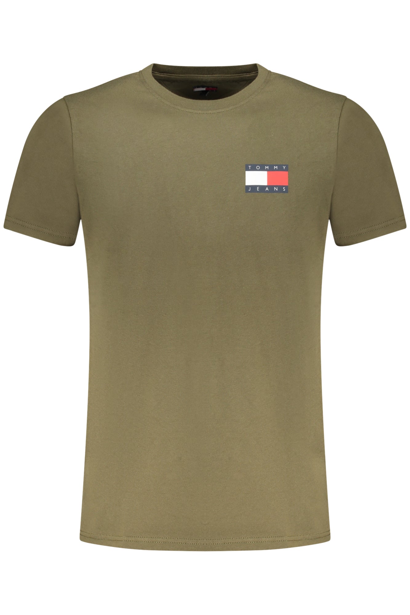 TOMMY HILFIGER Herren T-Shirt – Kurzarm, aus Baumwolle Grün