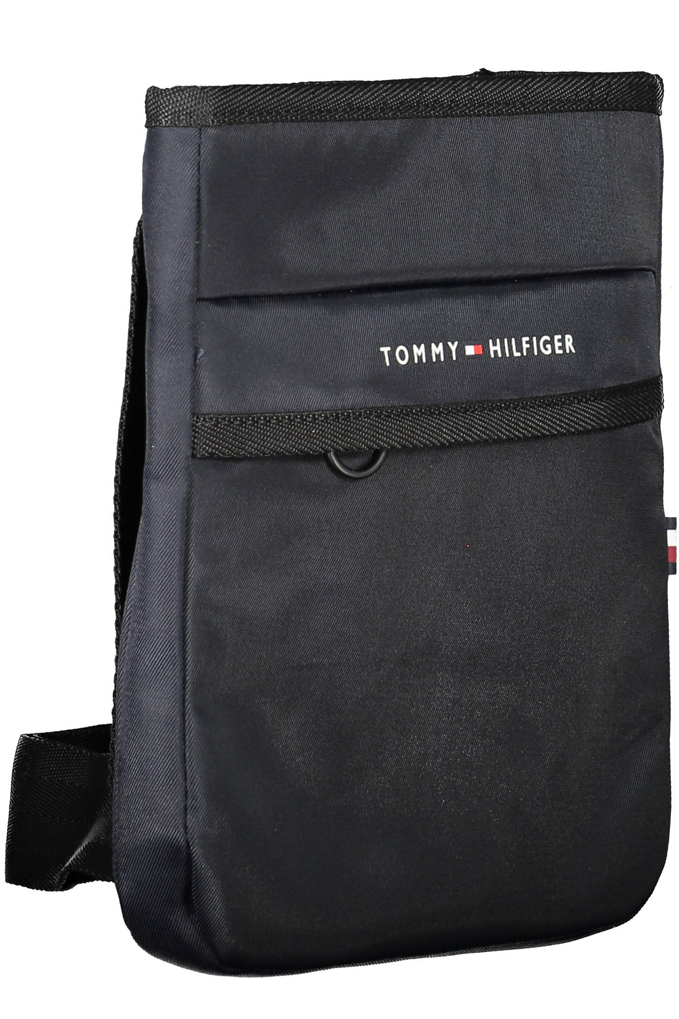 Tommy Hilfiger Schultertasche Herren – Blaue Umhängetasche mit Logo Blau