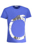 TRUSSARDI HERREN-KURZÄRMELIGES T-SHIRT BLAU