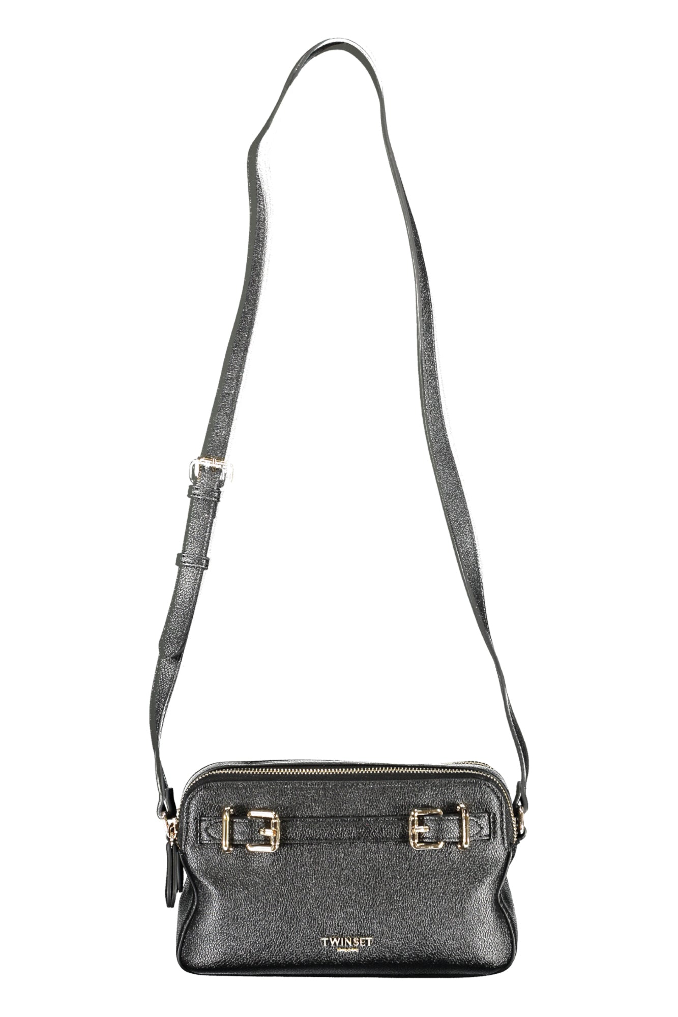 TWINSET Damen Tasche schwarz – Kameratasche mit verstellbarem Schultergurt | soulluna.de Schwarz