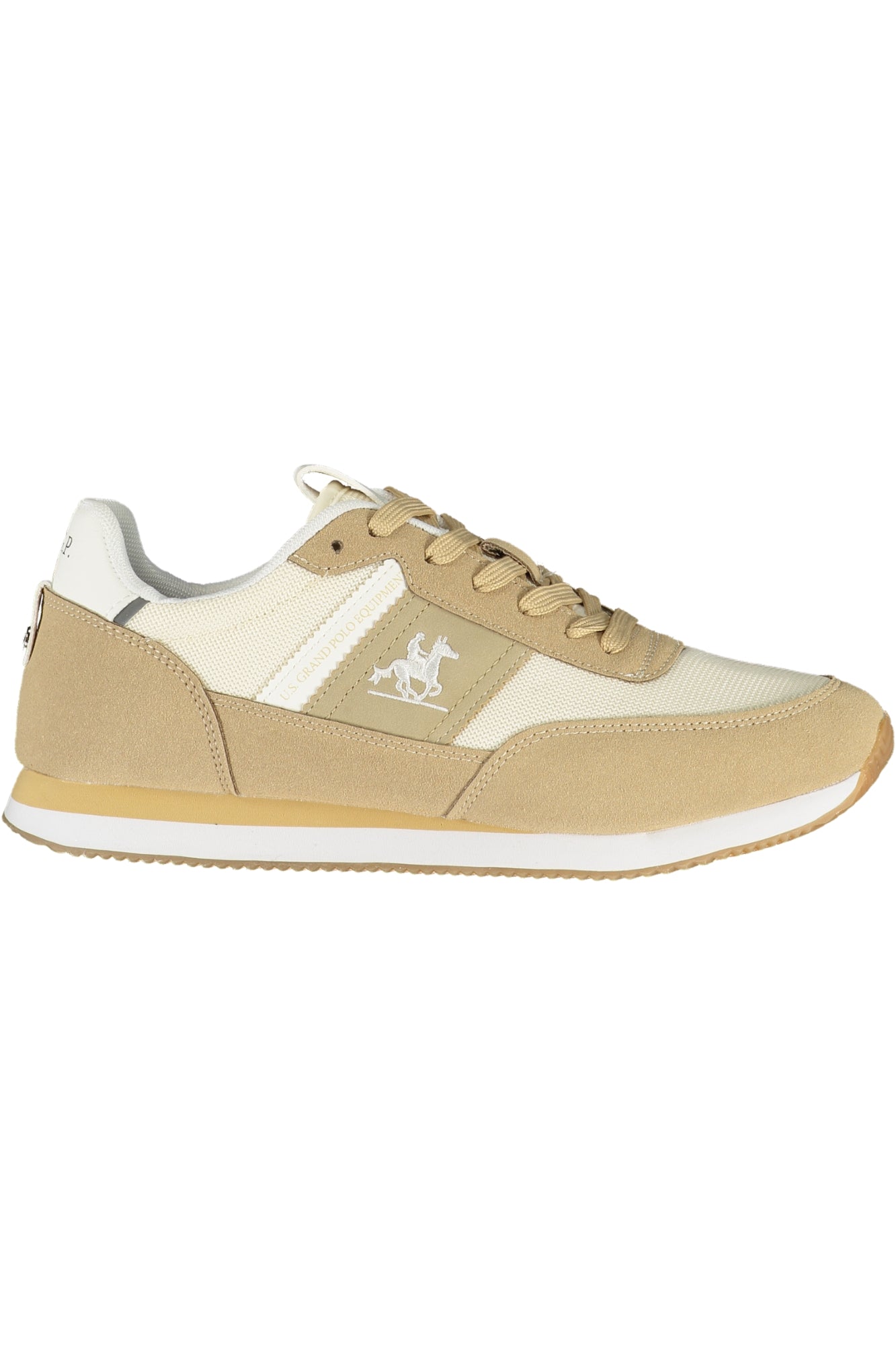 U.S. GRAND Herren Sneaker – Sportschuh mit Schnürsenkeln Beige