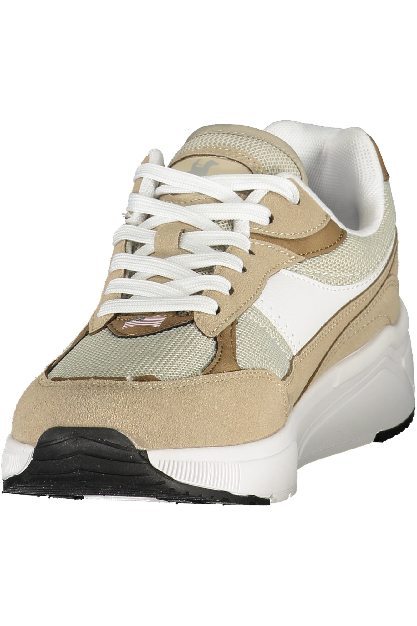 U.S. GRAND Herren Sneaker – Sportschuh mit Schnürsenkeln Beige