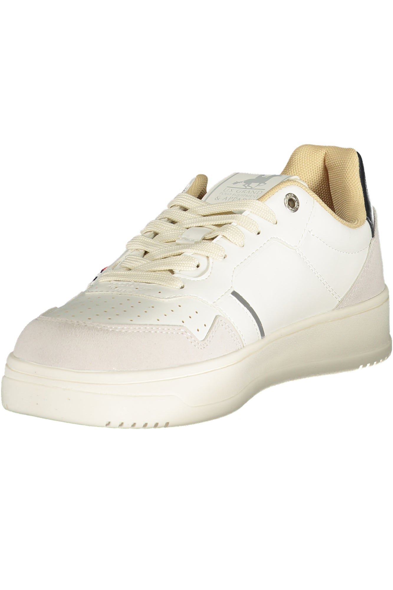 U.S. GRAND Herren Sneaker – Sportschuh mit Schnürsenkeln Weiß