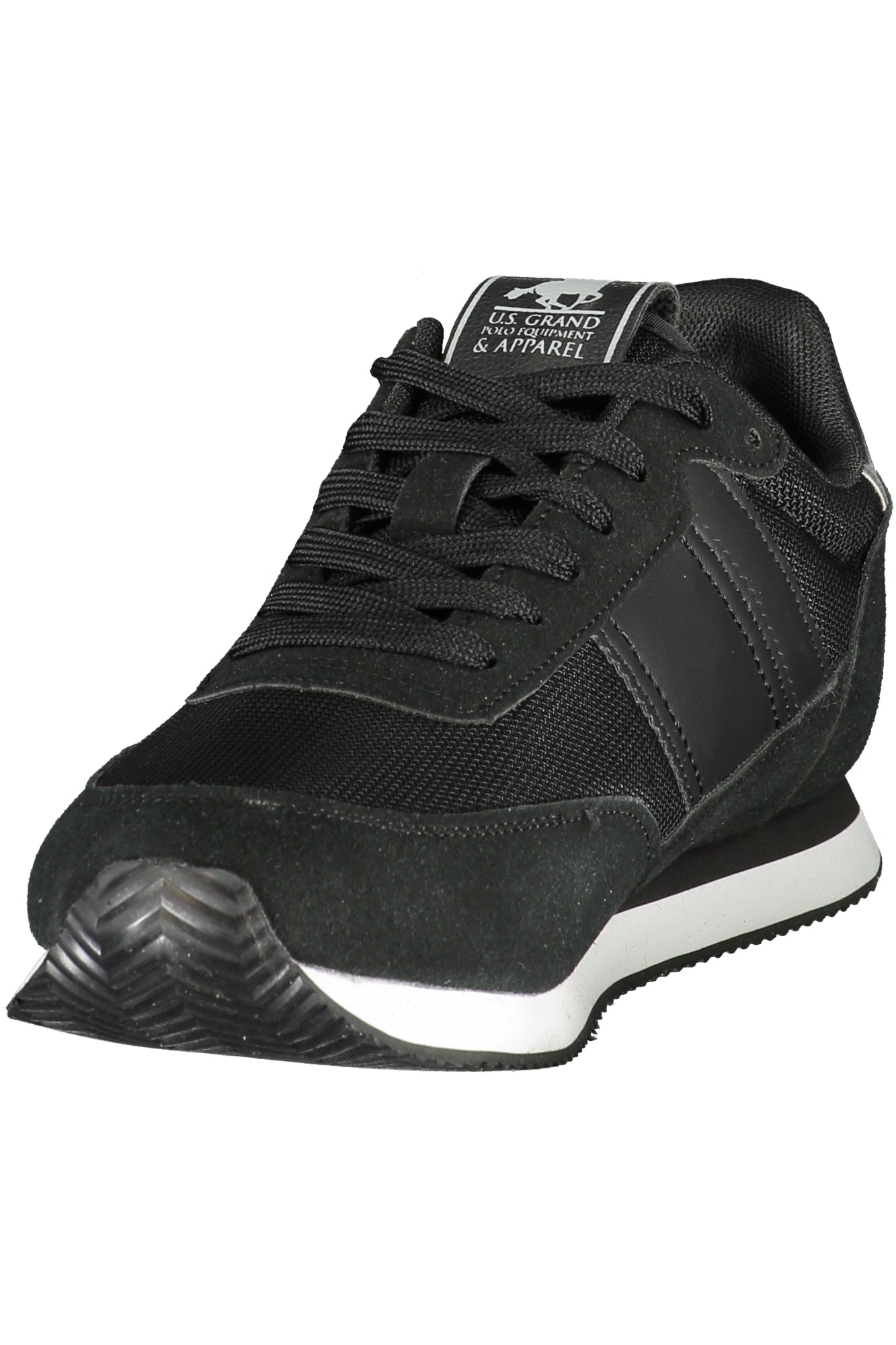 U.S. GRAND Herren Sneaker – Sportschuh mit Schnürsenkeln Schwarz