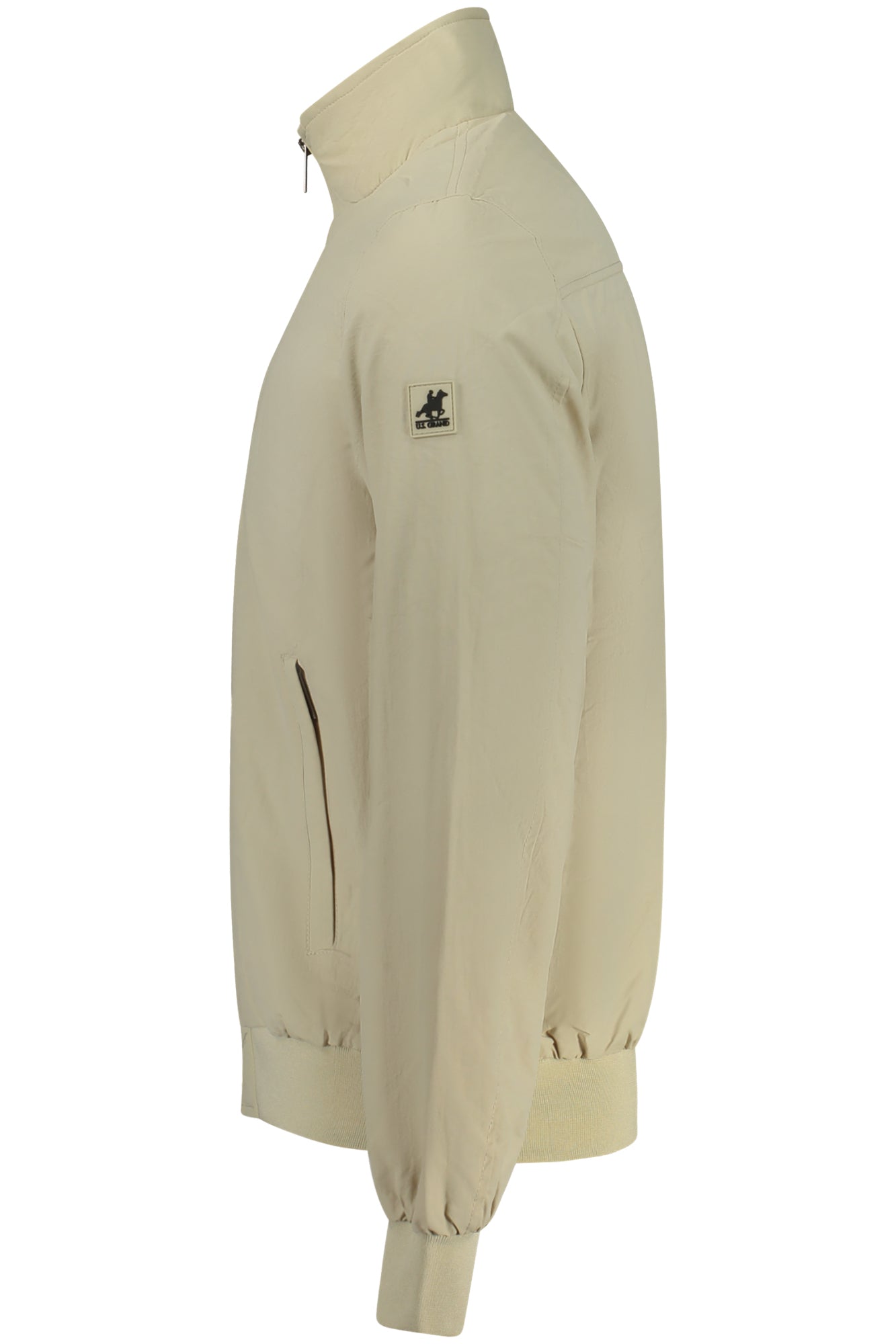 U.S. GRAND Herren Jacke – Langärmlige Jacke, mit Taschen Beige