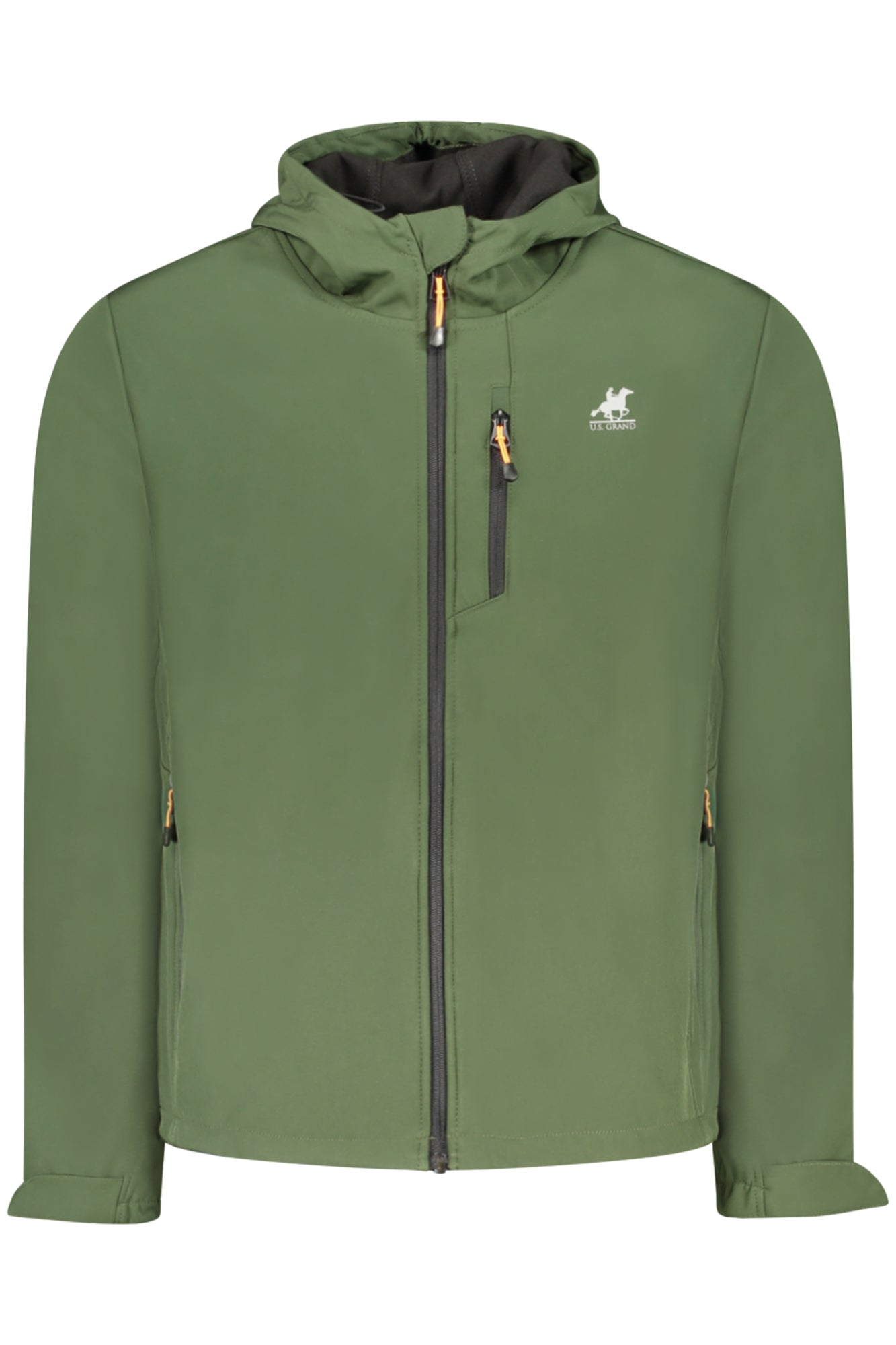 U.S. GRAND Black Herrenjacke – Softshell mit Kapuze für Herbst/Winter | soulluna.de Grün