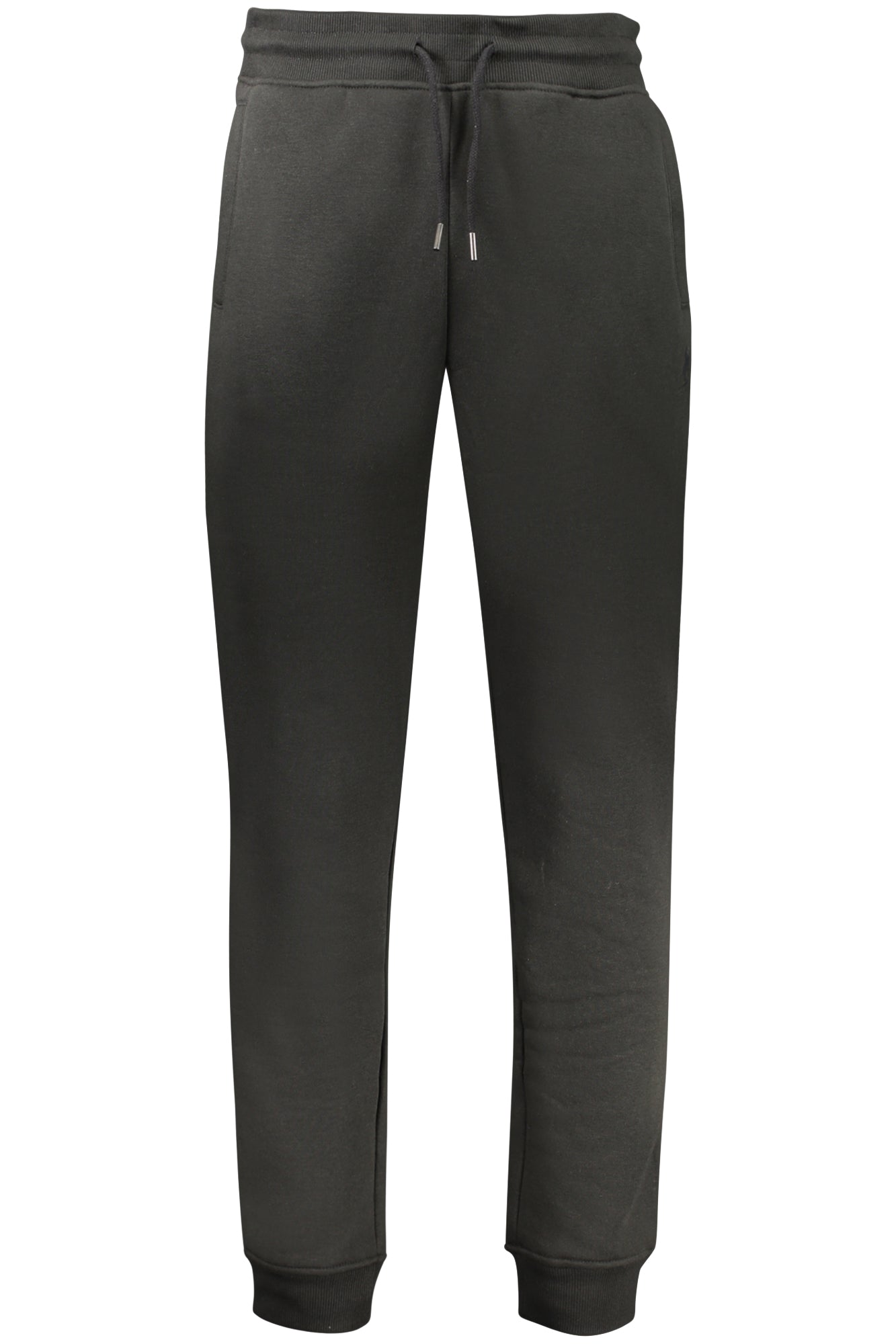 U.S. GRAND Herren-Trainingshose grün – Fleece, elastischer Bund mit Schnürung Schwarz