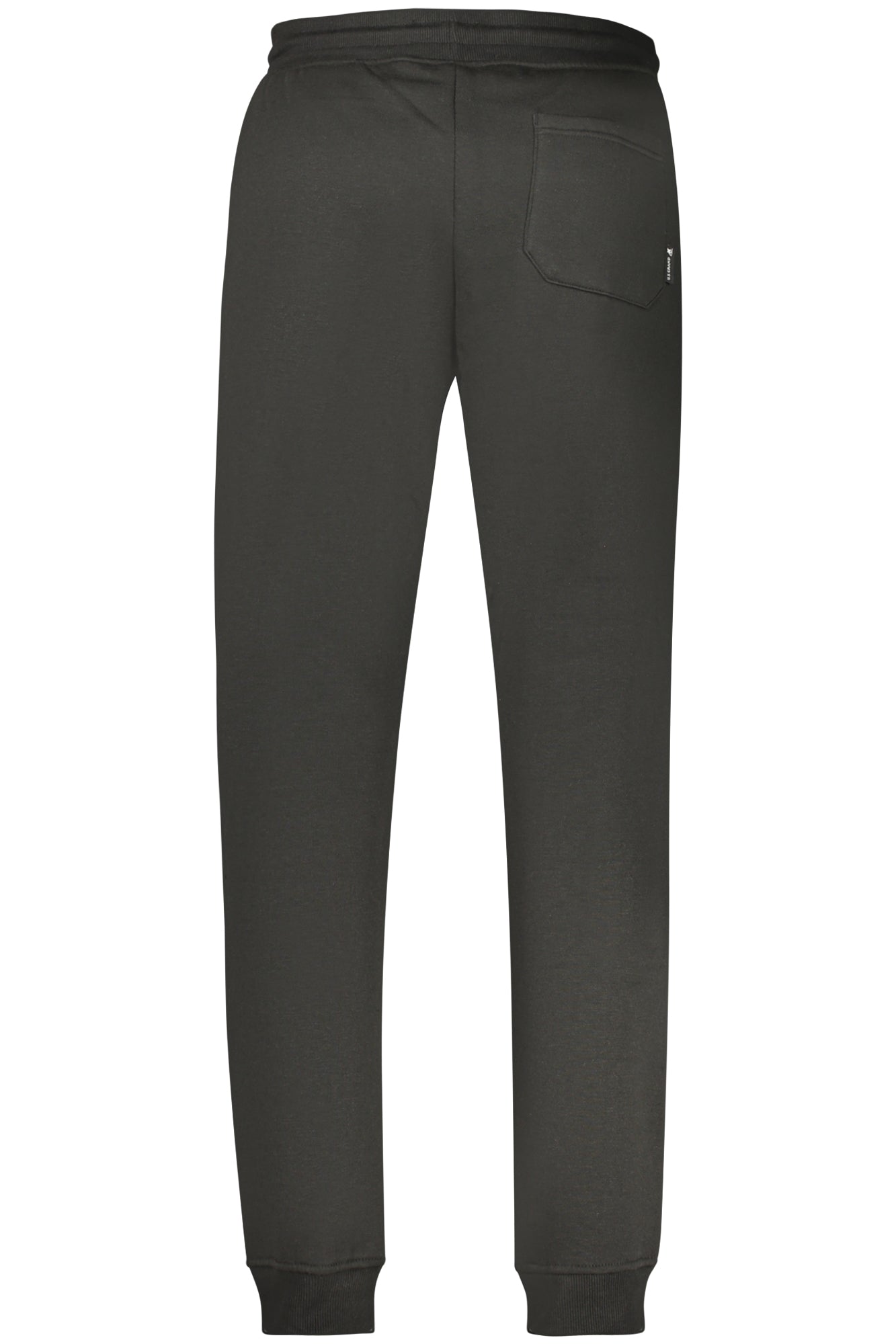 U.S. GRAND Herren-Trainingshose grün – Fleece, elastischer Bund mit Schnürung Schwarz