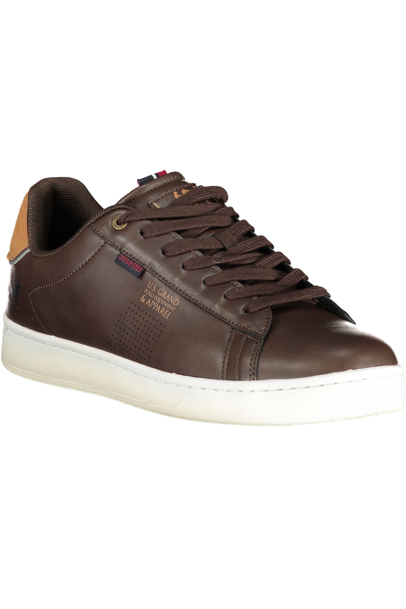 U.S. GRAND Herren Sneaker – Sportschuh mit Schnürsenkeln Braun