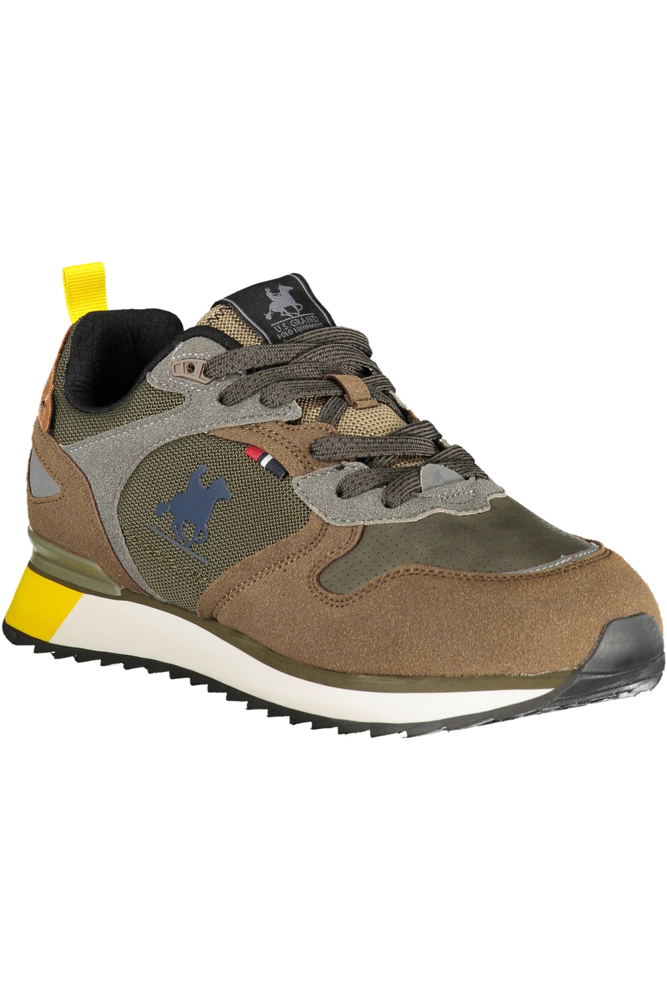 U.S. GRAND Herren Sneaker – Sportschuh mit Schnürsenkeln Grün