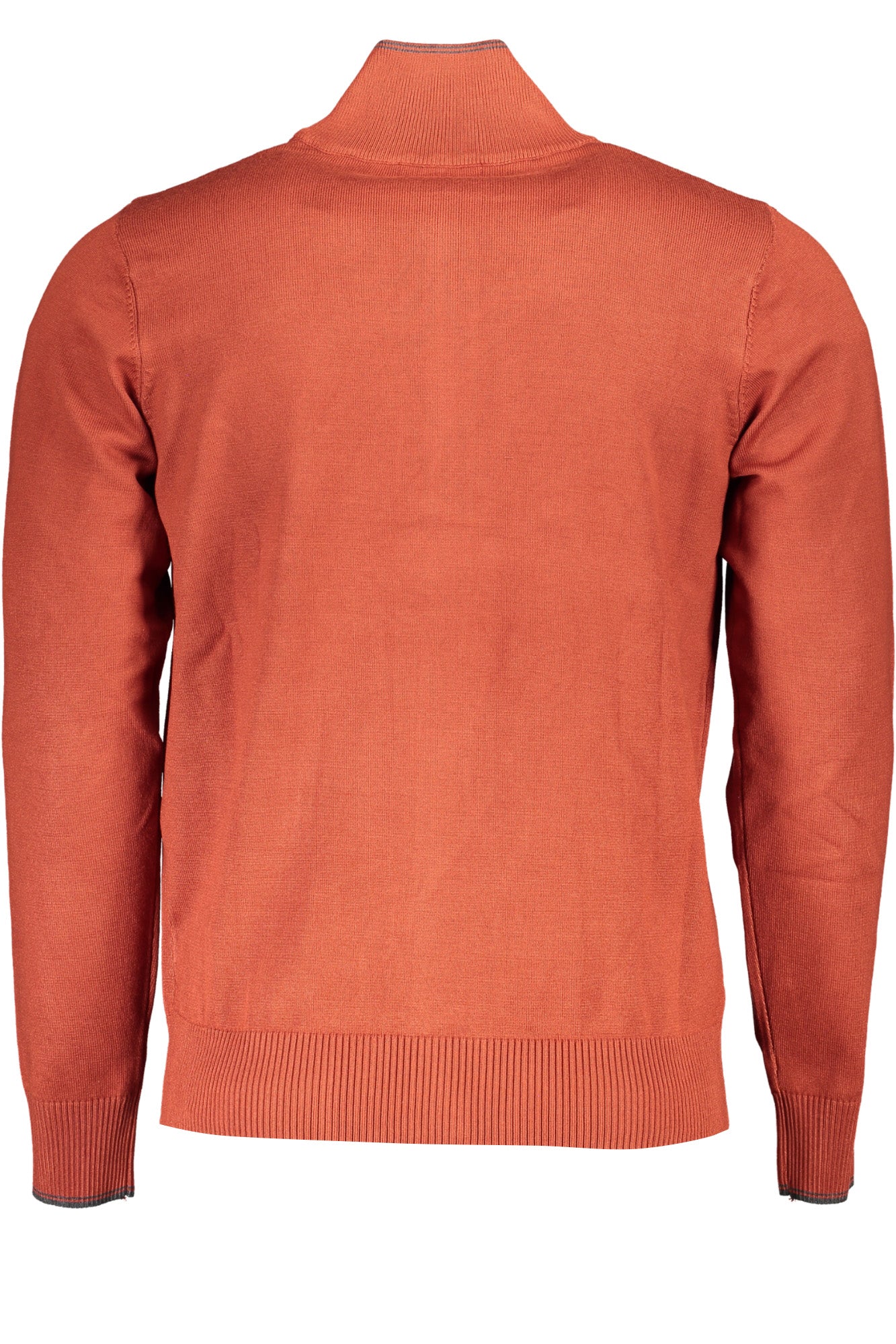 U.S. GRAND Cardigan Herren Schwarz – Strickjacke mit Reißverschluss & Logo-Stickerei Bronze