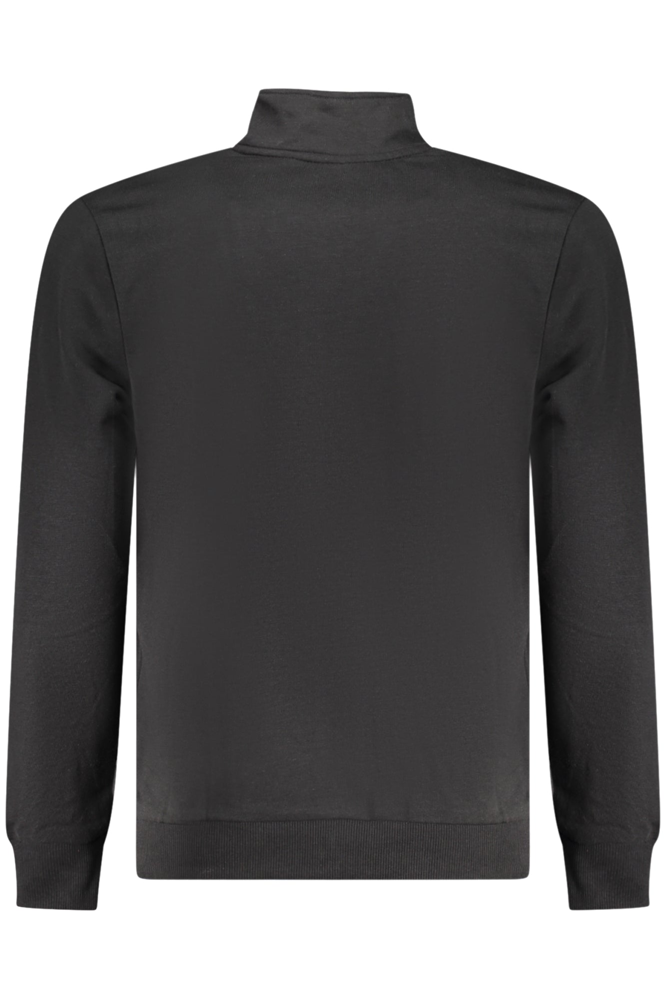U.S. GRAND Herren-Sweatshirt mit Reißverschluss – Gebürstet & Logo-Stickerei Schwarz