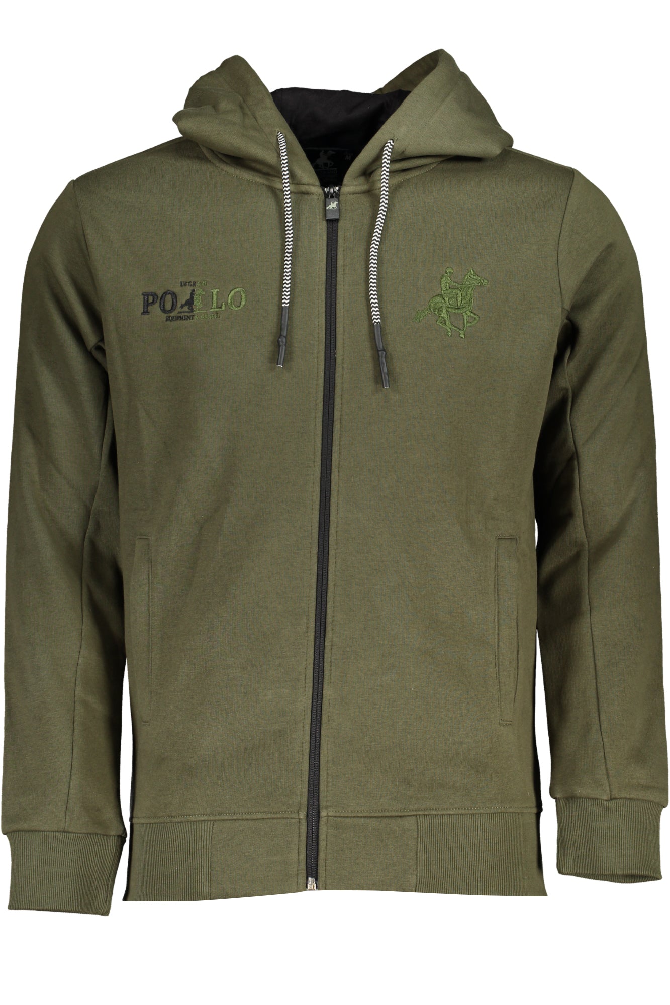 US GRAND Herren-Sweatshirt mit Reißverschluss, blau Grün