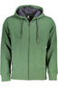 US GRAND Herren-Sweatshirt mit Reißverschluss, blau Grün