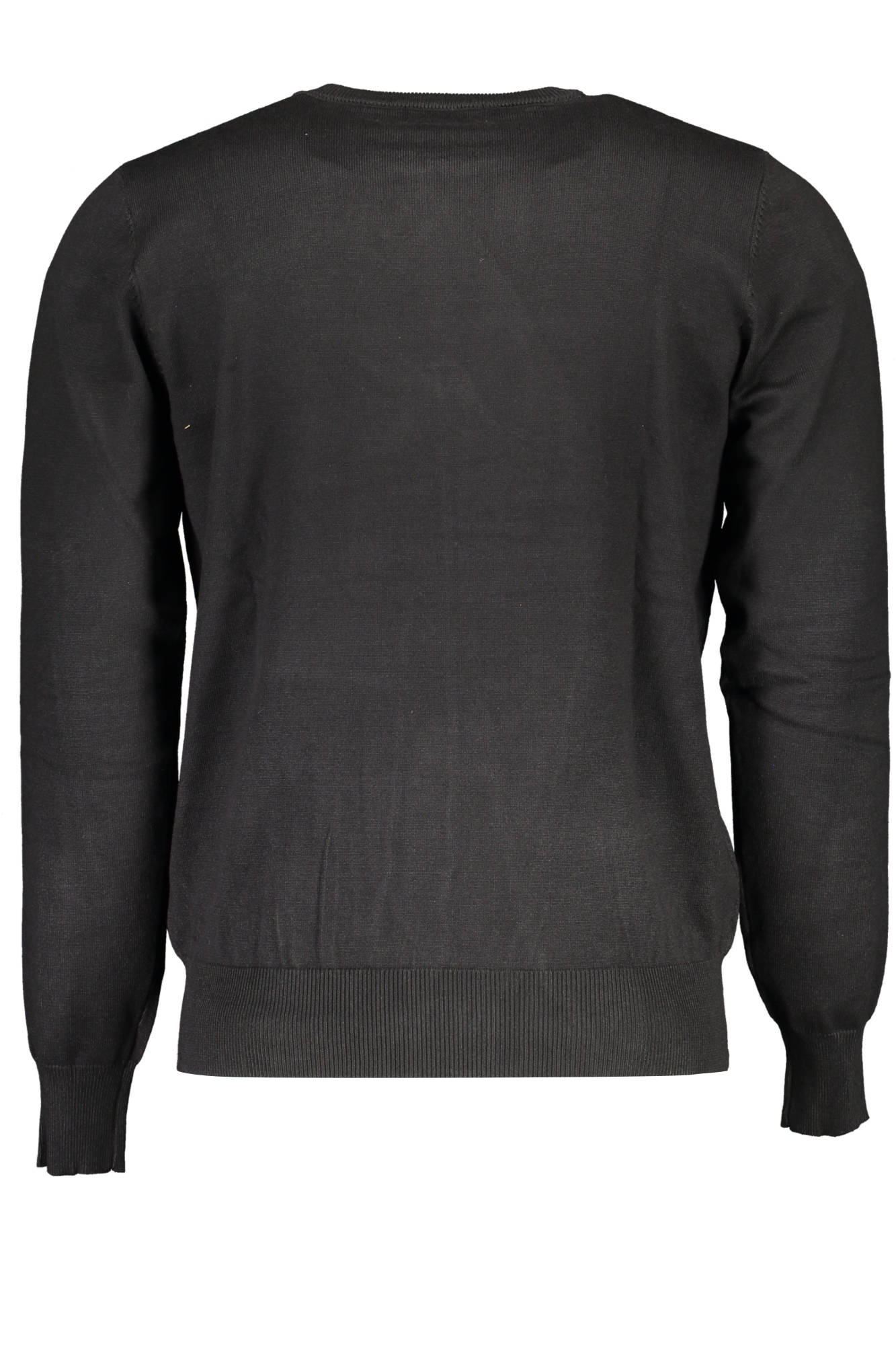 U.S. GRAND Herren Trikot Schwarz – Langärmlig mit Logo-Stickerei für Herbst/Winter Schwarz