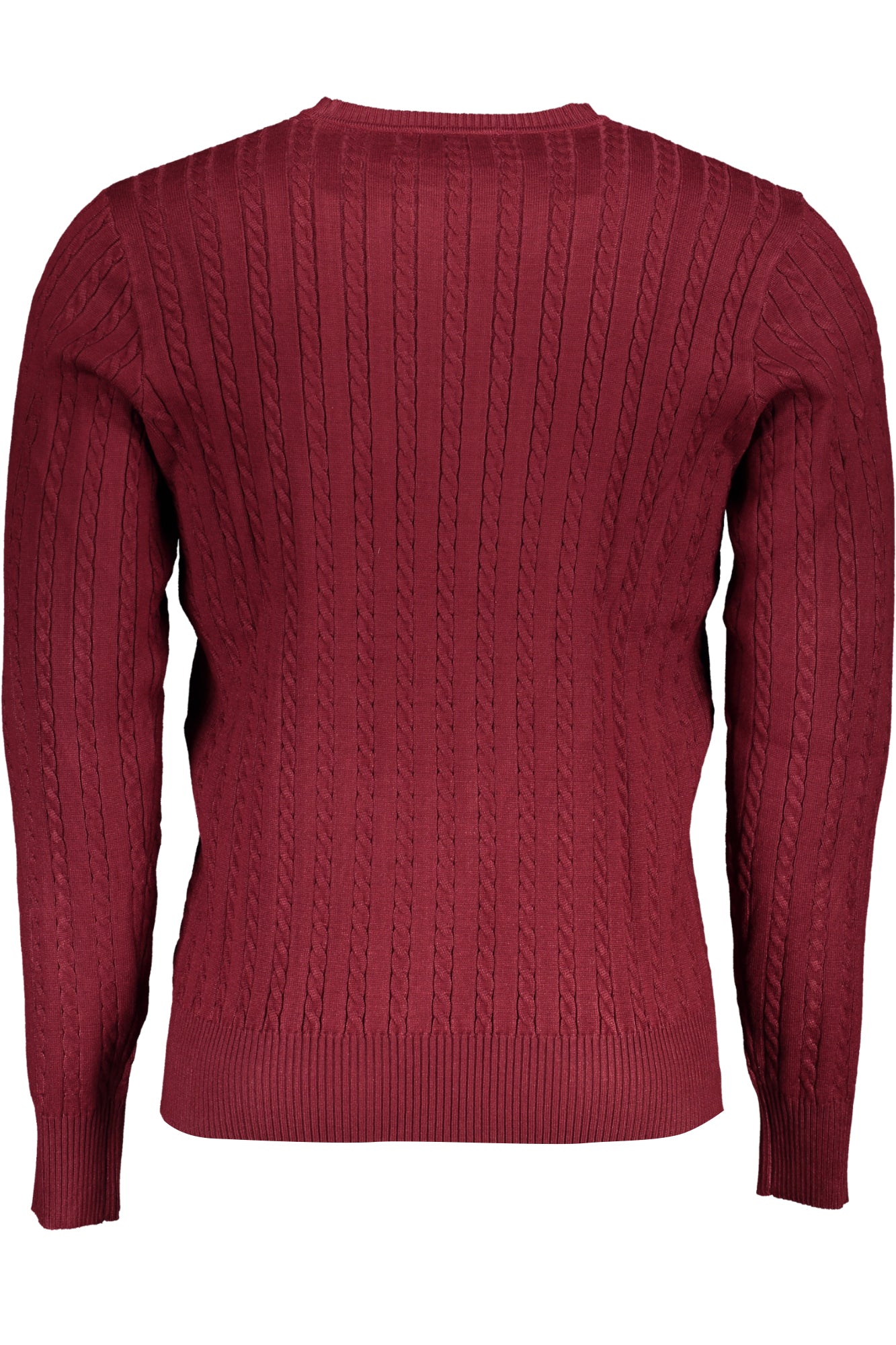 U.S. GRAND Herren Pullover rot – Langärmliges Trikottchen mit Logo-Stickerei Rot
