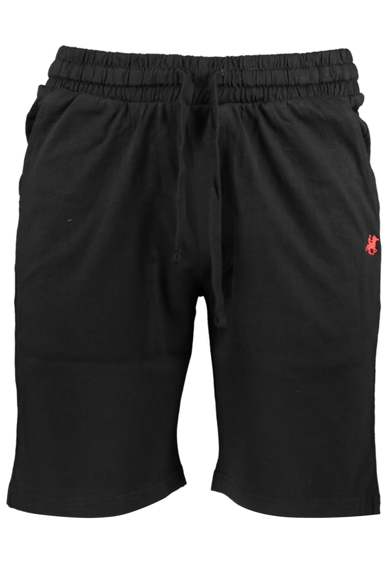 U.S. GRAND Herren-Shorts schwarz – Elastischer Bund mit Schnürung | Jogginghosen Schwarz