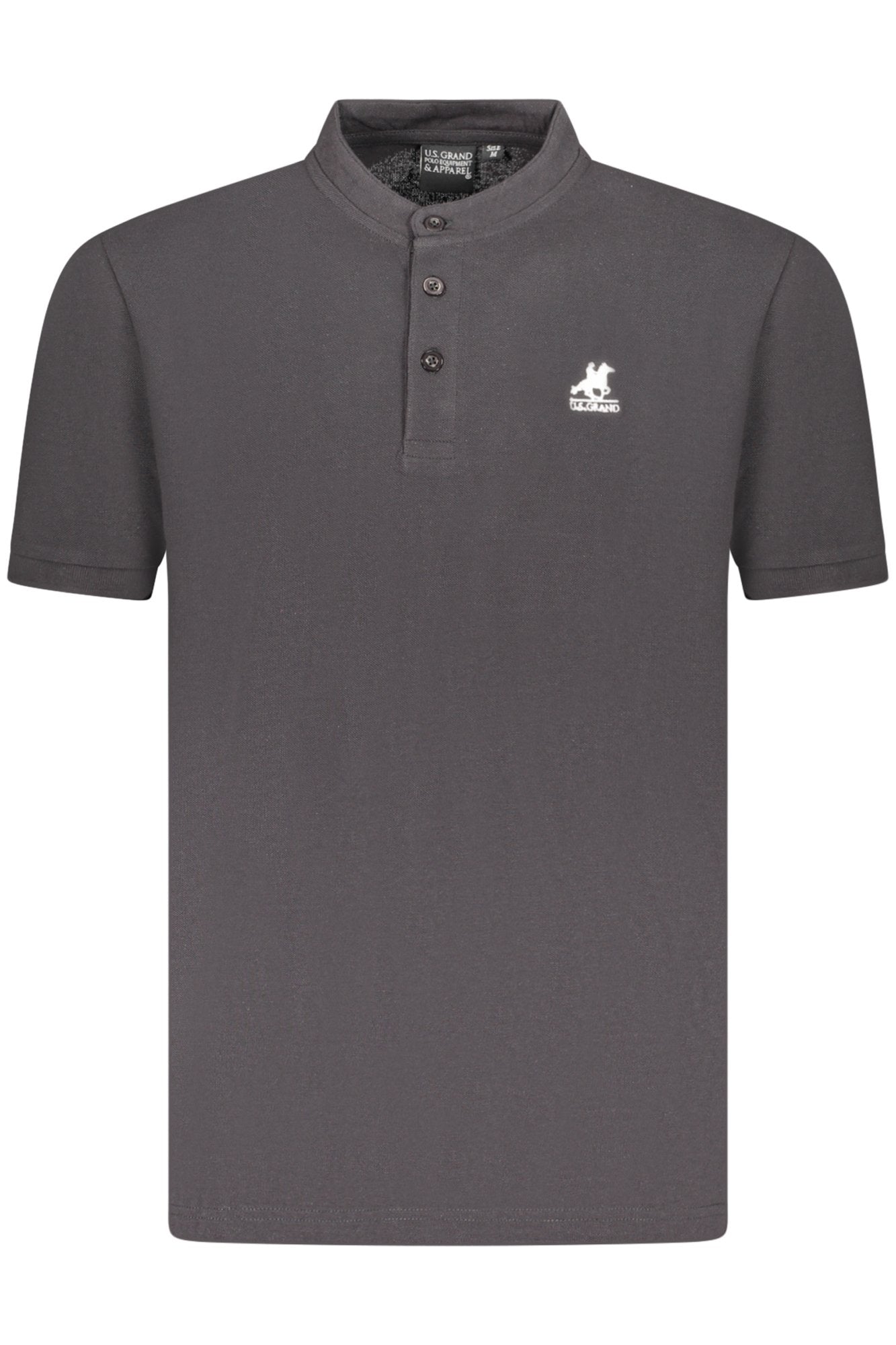 U.S. GRAND Poloshirt Herren – Kurzarm Blau mit Stickerei | soulluna.de Schwarz