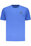 US GRAND Herren-T-Shirt mit kurzen Ärmeln, blau