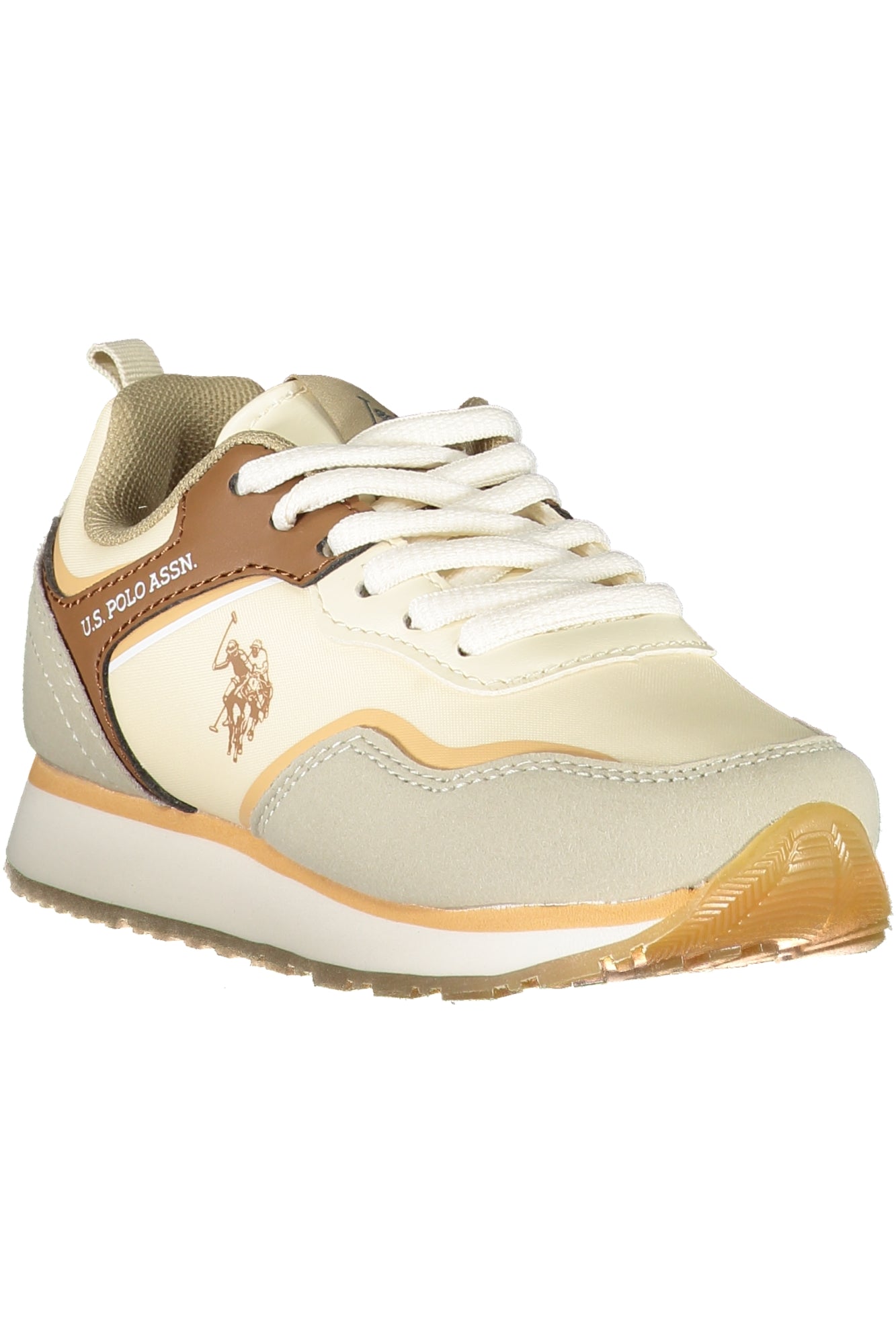 U.S. POLO ASSN. Kinder Sneaker – Sportschuhe mit, sportlich Beige
