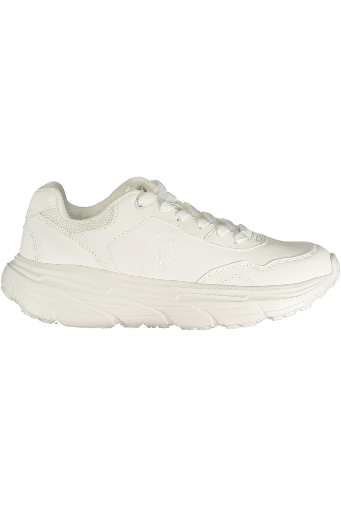 U.S. POLO ASSN. Damen Sneaker – Sportschuh mit Schnürsenkeln Weiß