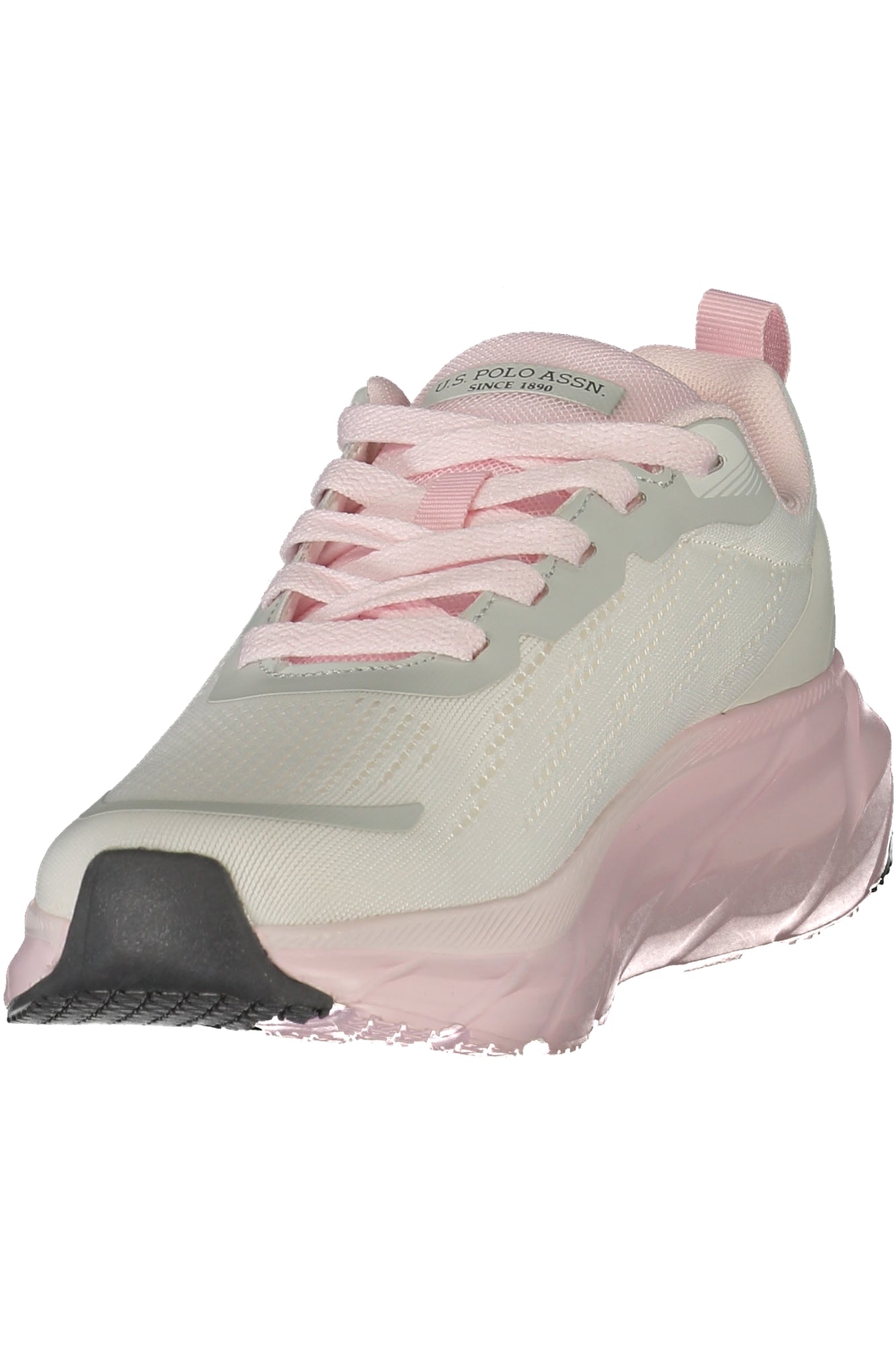 U.S. POLO ASSN. Damen Sneaker – Sportschuh mit Schnürsenkeln Weiß
