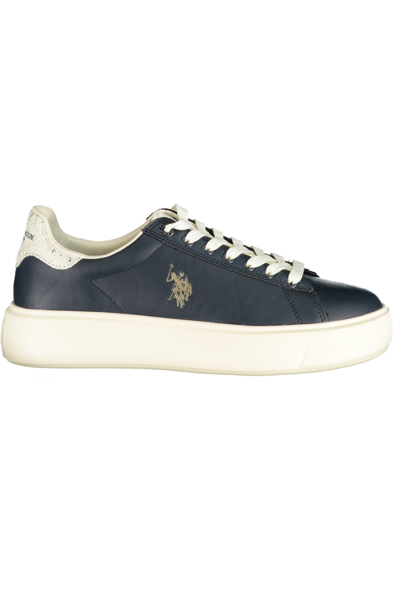 U.S. POLO ASSN. Damen Sneaker – Sportschuh mit Schnürsenkeln Blau