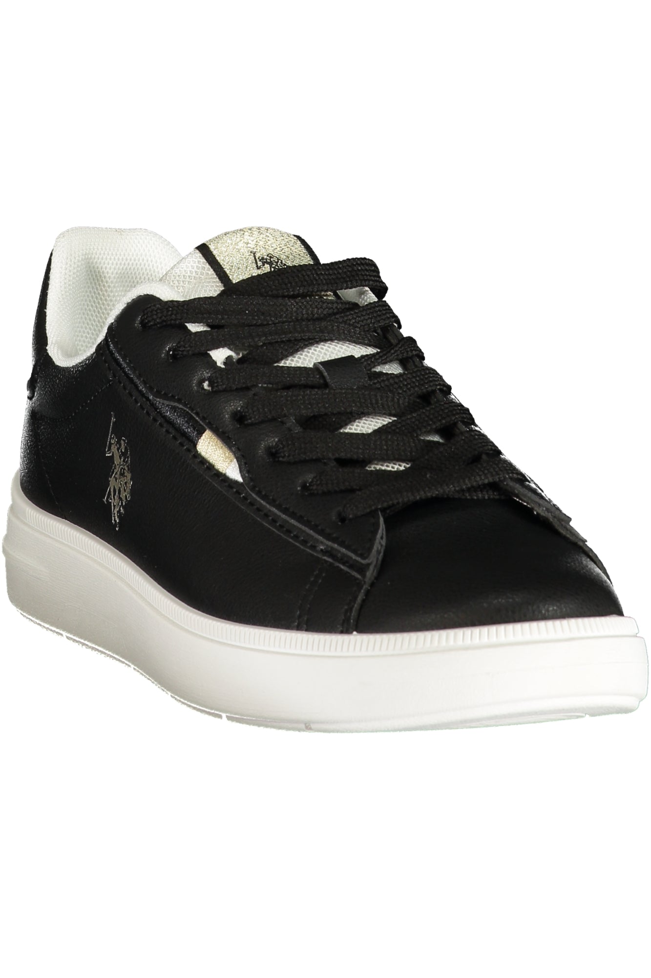 U.S. POLO ASSN. Damen Sneaker – Sportschuh mit Schnürsenkeln Schwarz