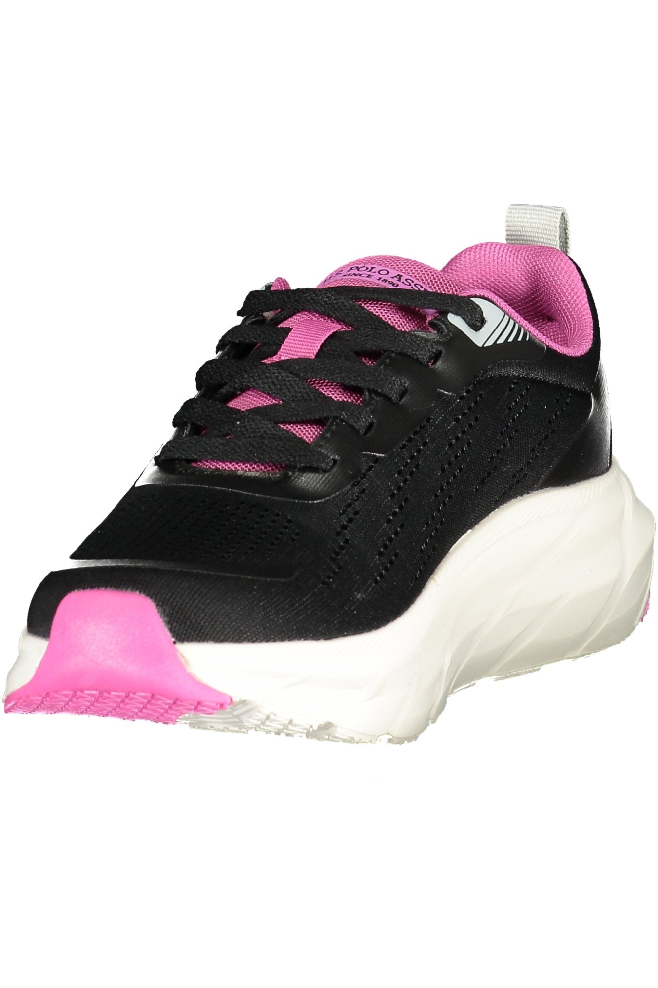 U.S. POLO ASSN. Damen Sneaker – Sportschuh mit Schnürsenkeln Schwarz