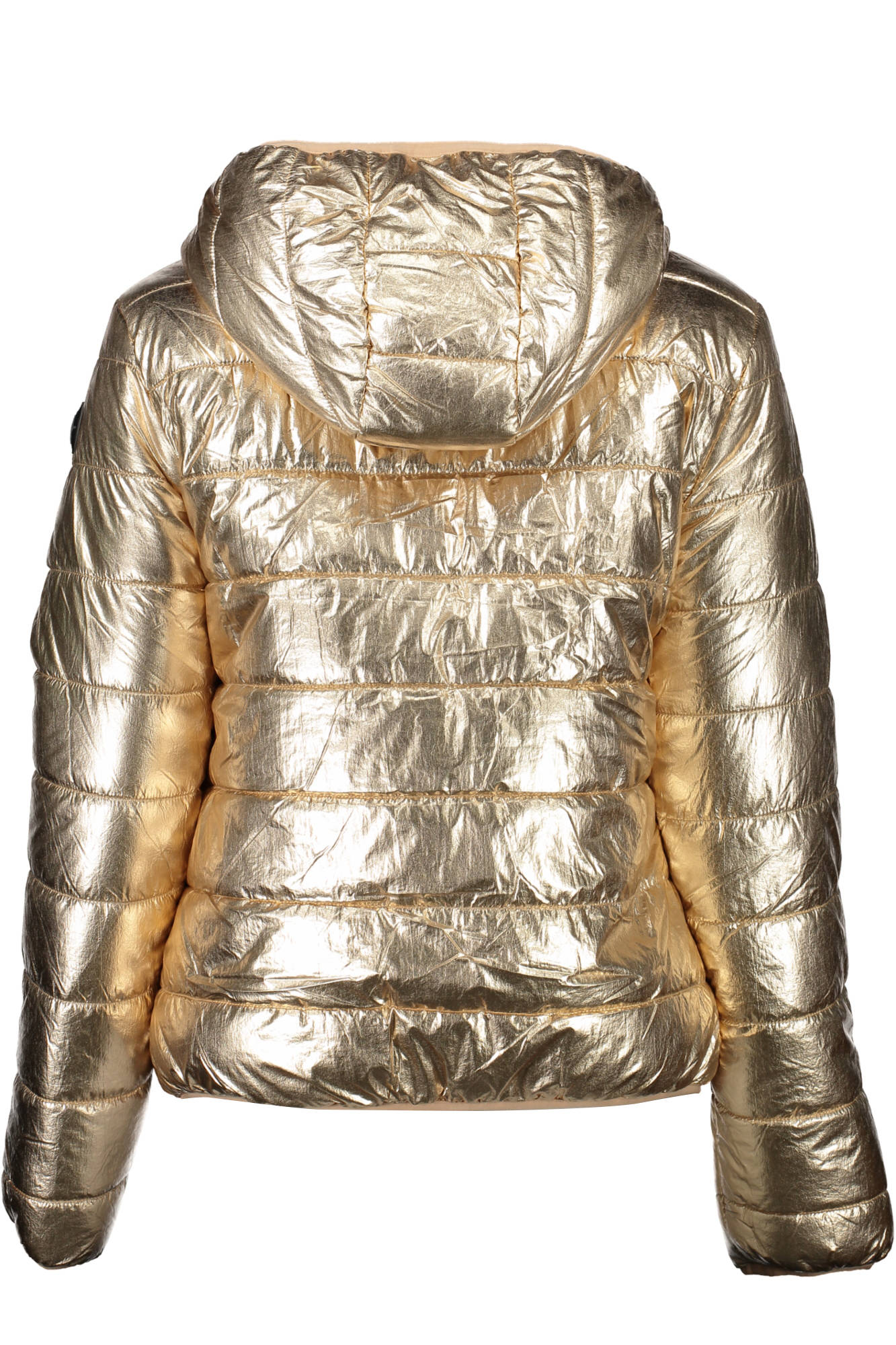 U.S. POLO Goldjacke Damen – Wendbare Kapuzenjacke für Herbst/Winter Gold