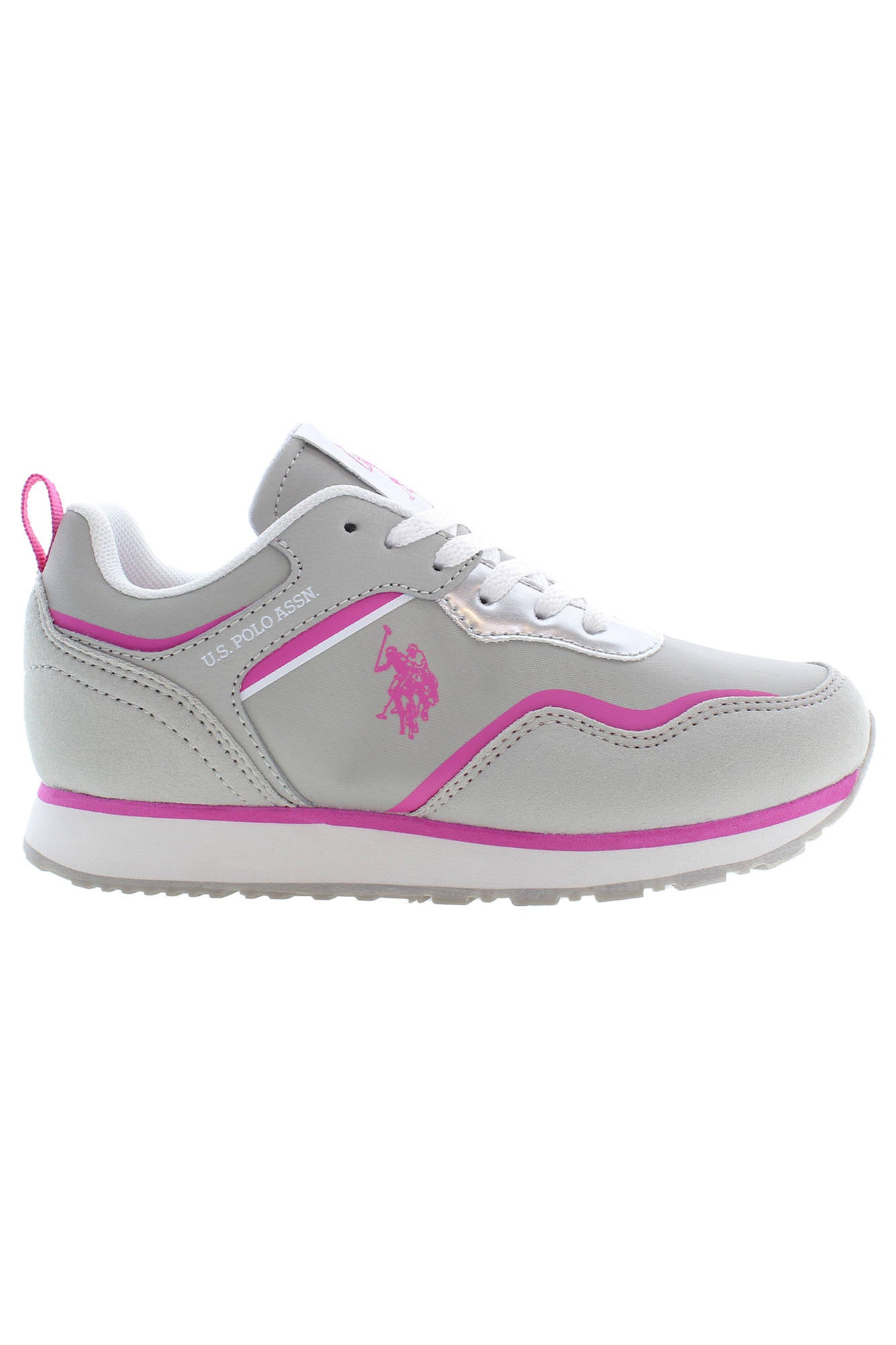 U.S. POLO BEST PRICE Graue Sneaker für Mädchen – Sportschuhe für Frühjahr/Sommer Grau