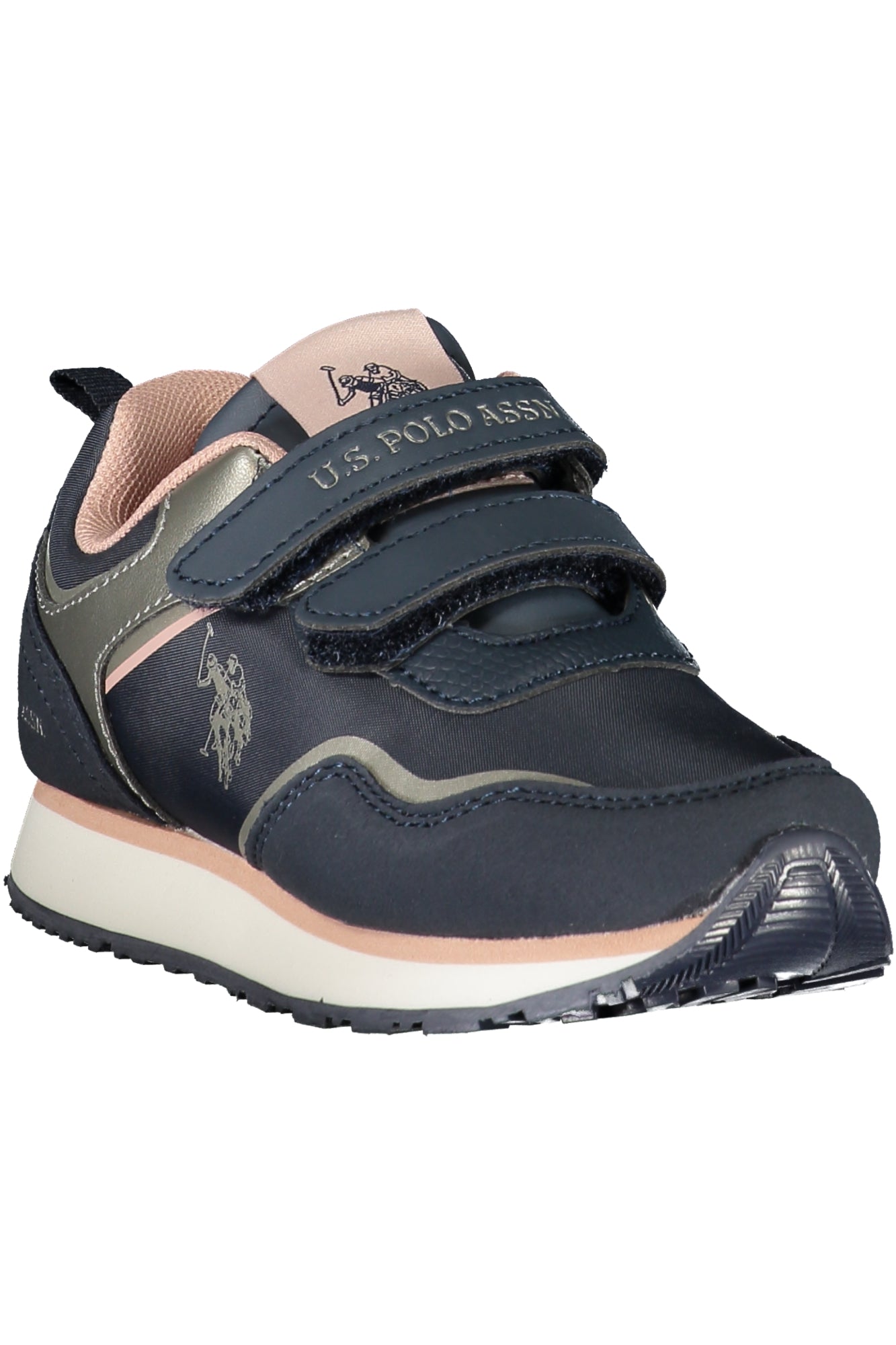 U.S. POLO BEST PRICE Kinder Sneaker – Sportschuhe mit Riemen Blau