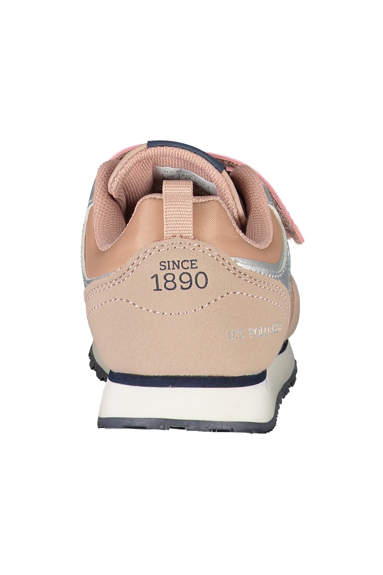 U.S. POLO BEST PRICE Kinder Sneaker – Sportschuhe mit Riemen Rosa