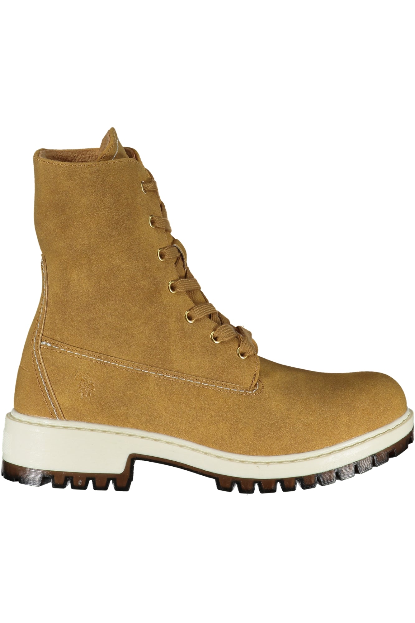 U.S. POLO BEST PRICE Stiefeletten Damen – Brauner Damenschuhstiefel mit Fleece Braun