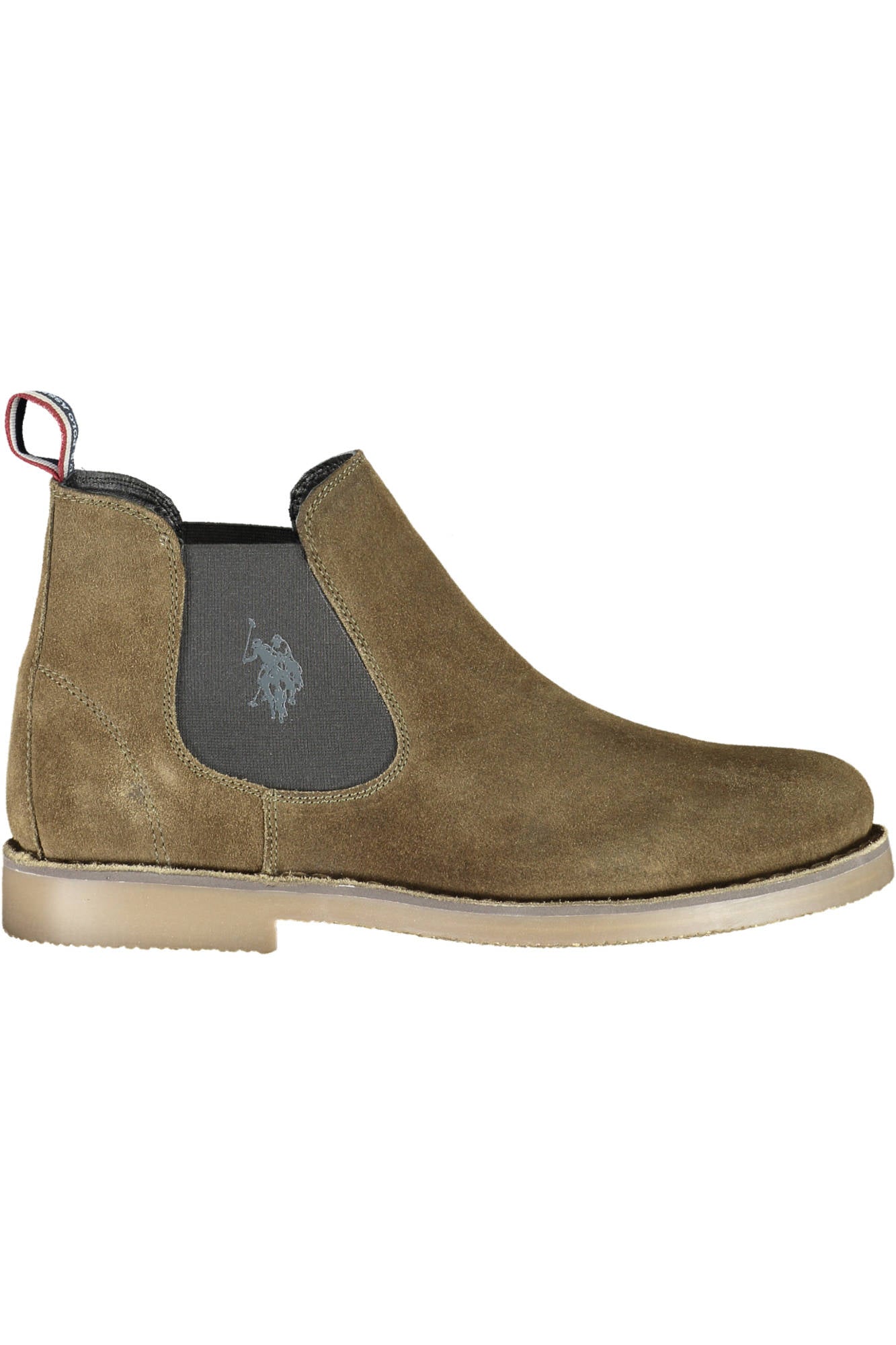 U.S. POLO BEST PRICE Stiefeletten Herren Grün – Elastischer Bund & Kontrastdetails Grün