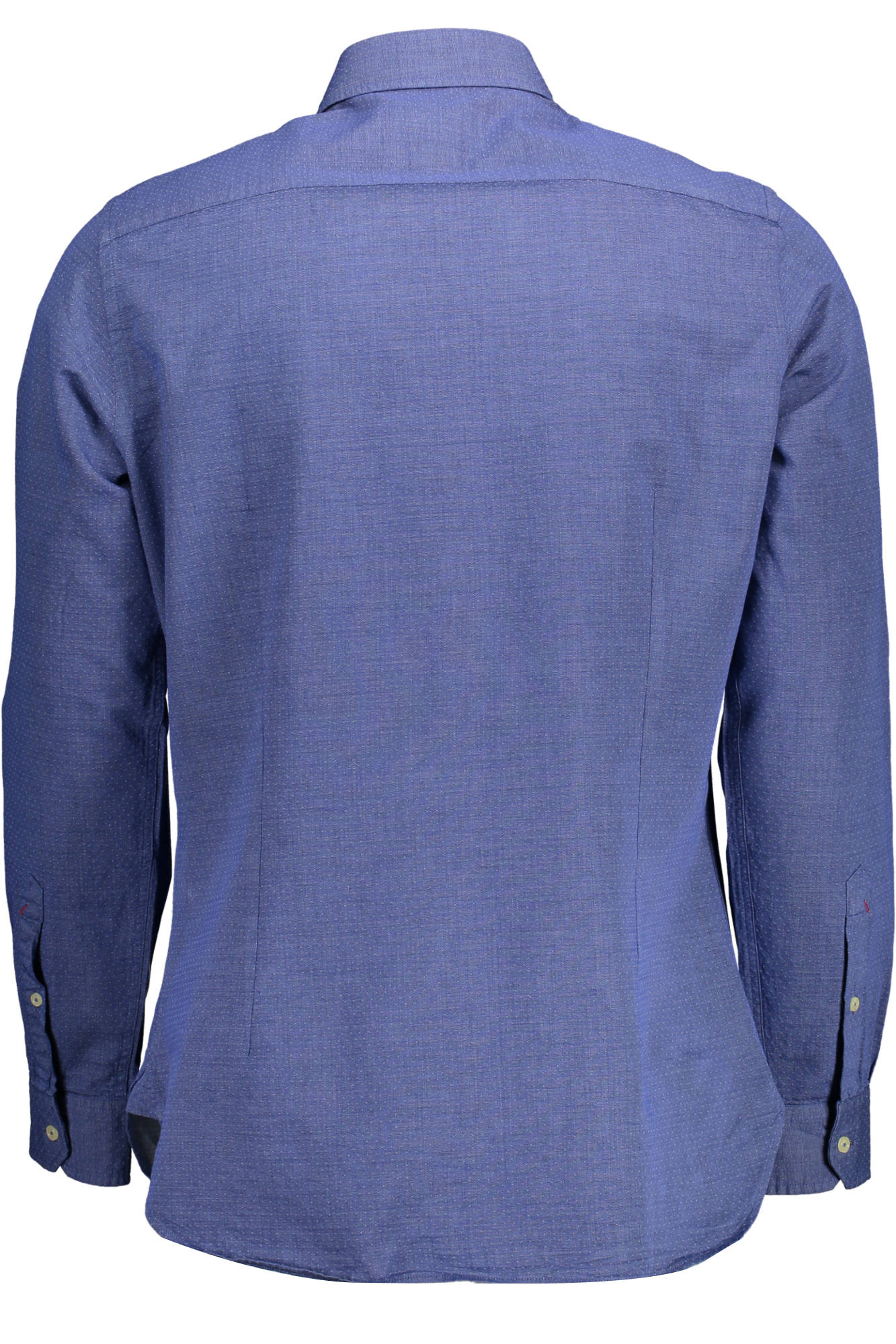 U.S. POLO Poloshirt Langarm Herren Blau – Slim Fit aus 100% Baumwolle Blau