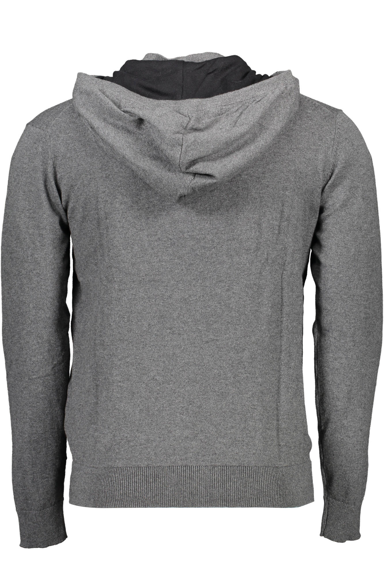 U.S. POLO Cardigan Herren Blau – Kapuzen-Cardigan mit Reißverschluss für Herbst/Winter Grau